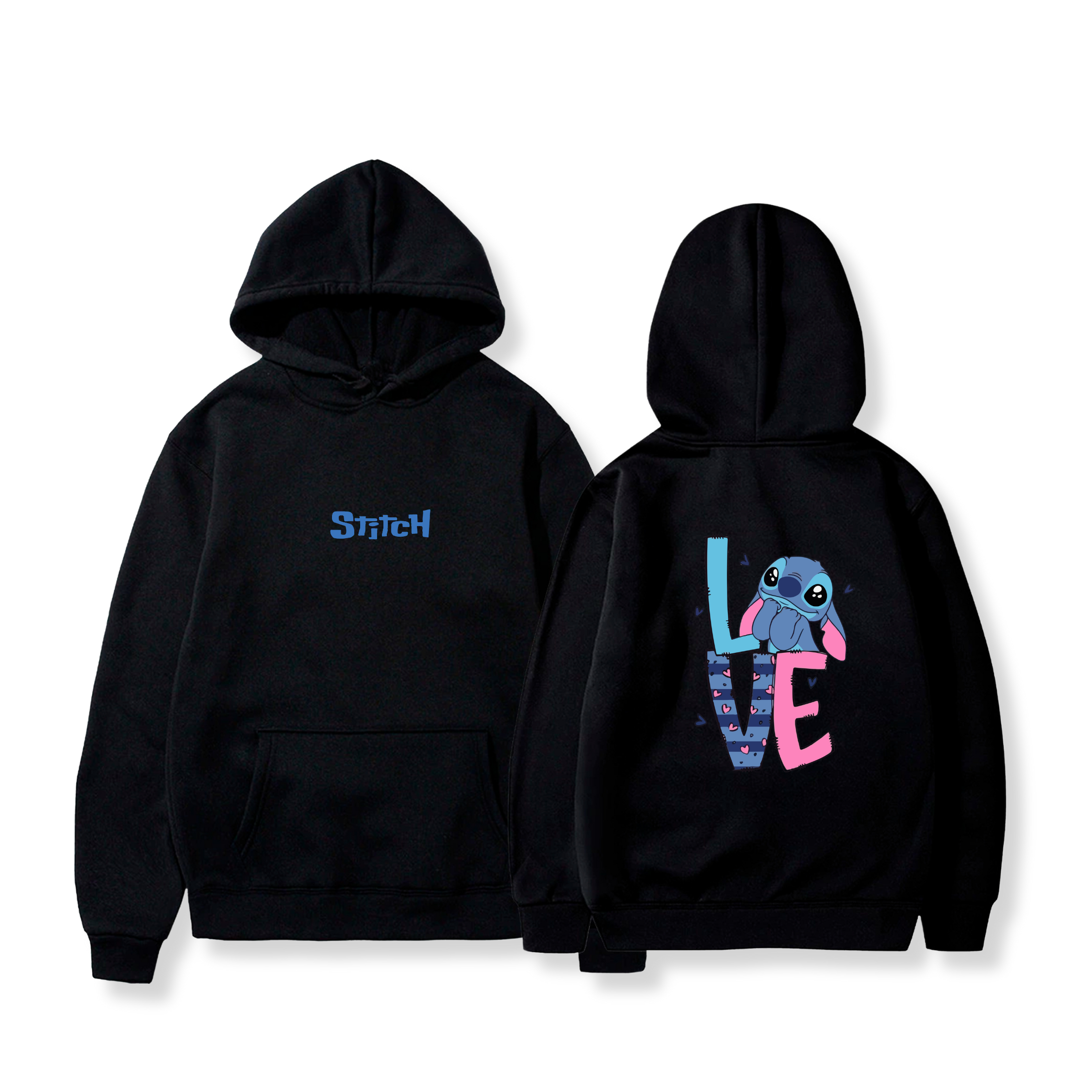 Hoodie Stitch Love  21 - Lilo y Stitch