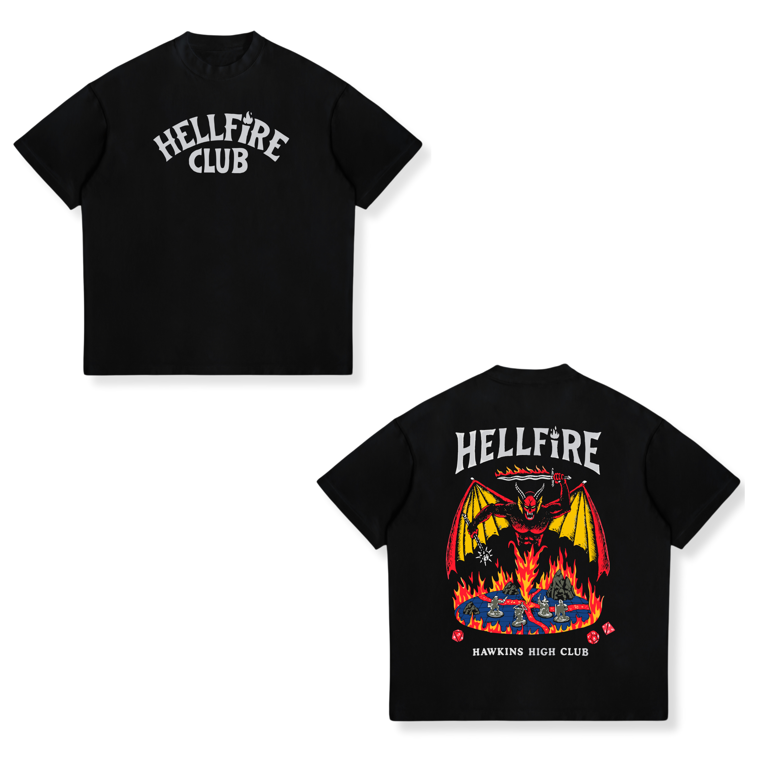 Camisa Hellfire Club 30 - Stranger things