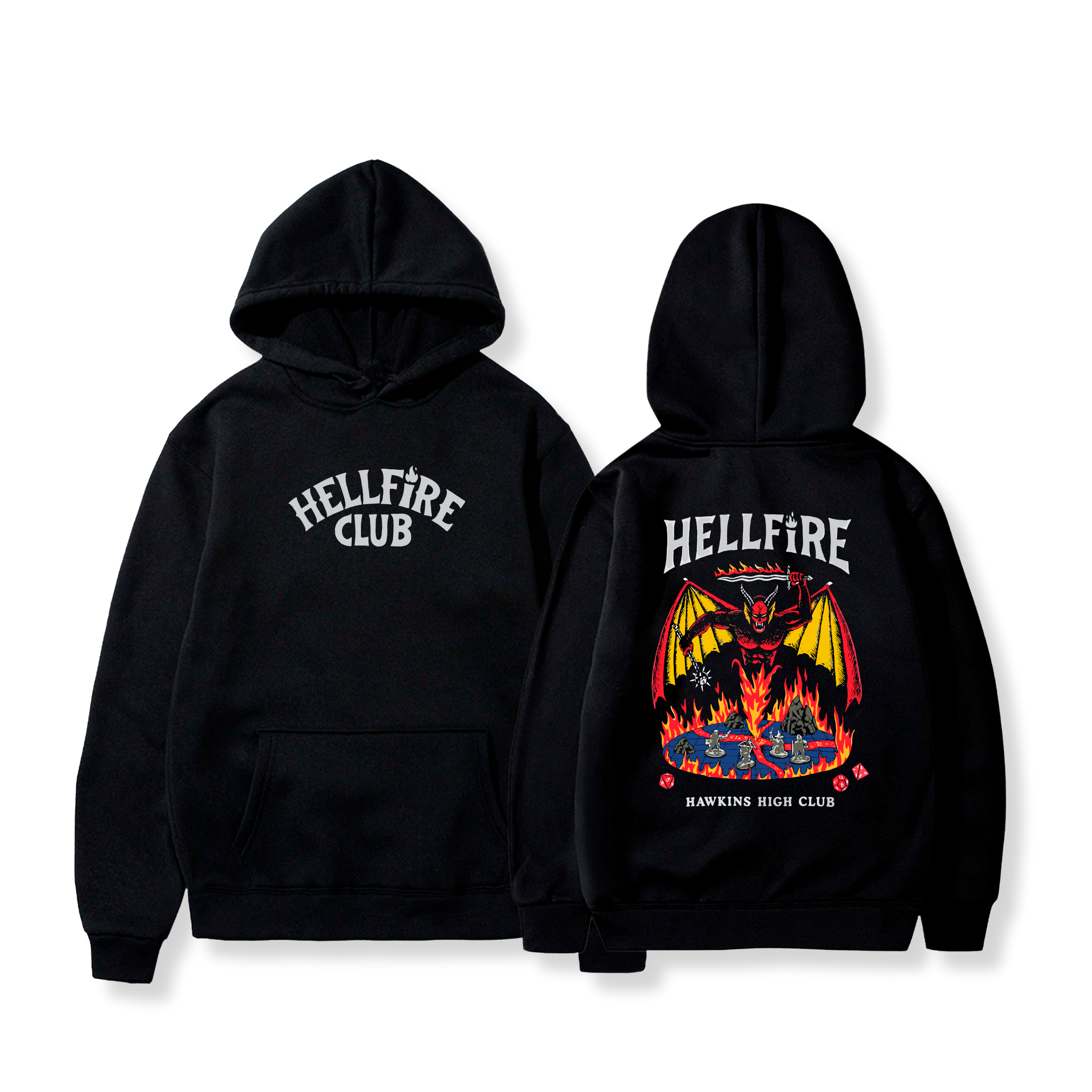 Hoodie Hellfire Club 30 - Stranger things
