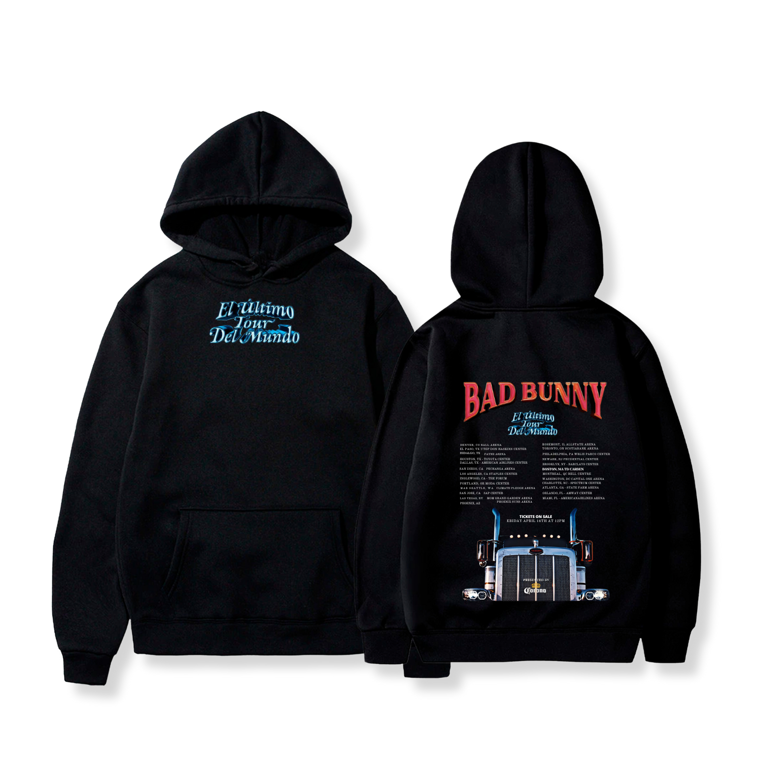 Hoodie El Ultimo Tour Del Mundo 2 - Bad Bunny