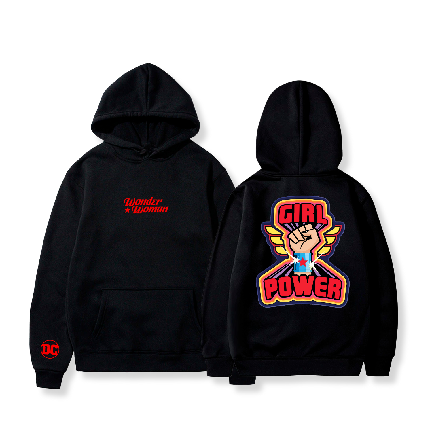 Hoodie Girl Power  2 - La Mujer Maravilla