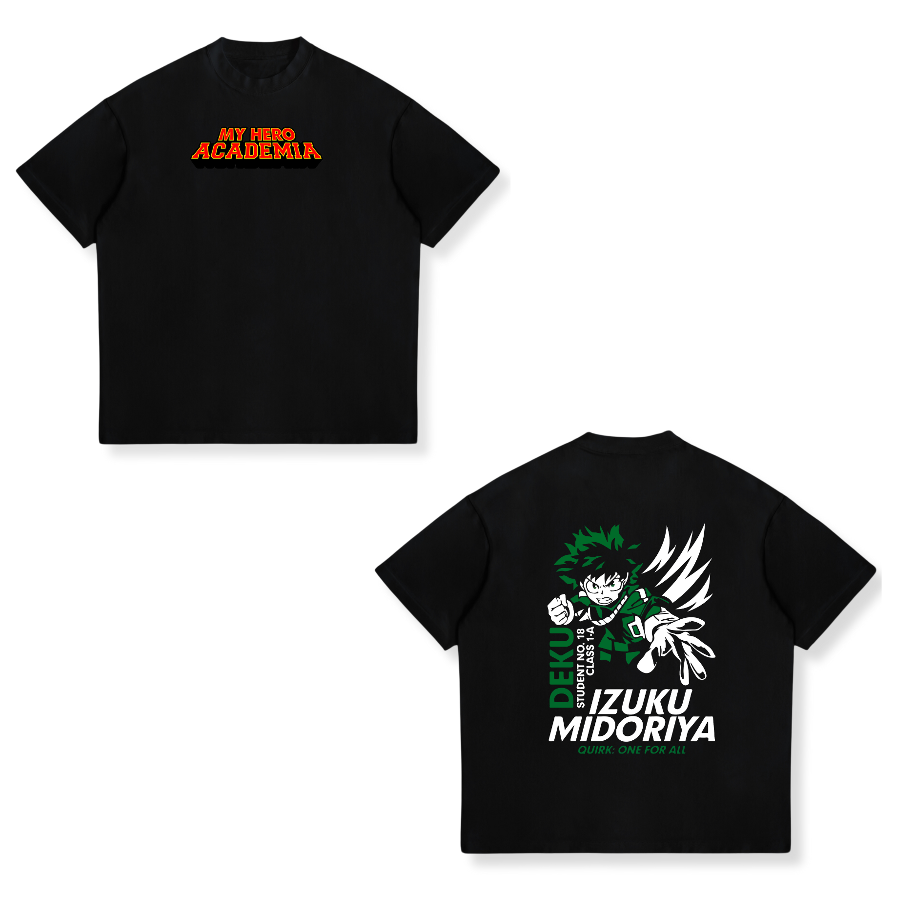 Camisa Izuku Midoriya 3 - My Hero Academia