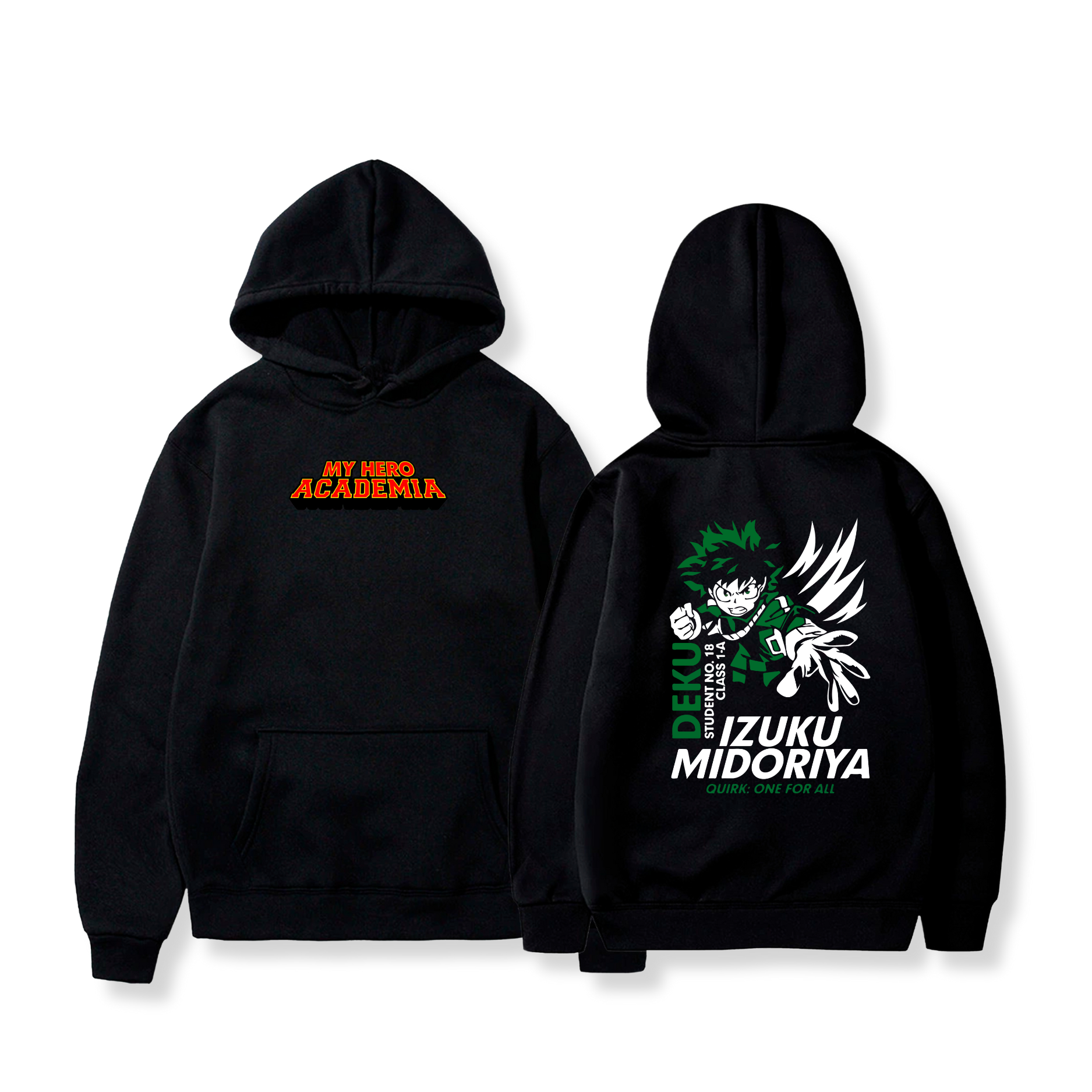 Hoodie Izuku Midoriya 3 - My Hero Academia