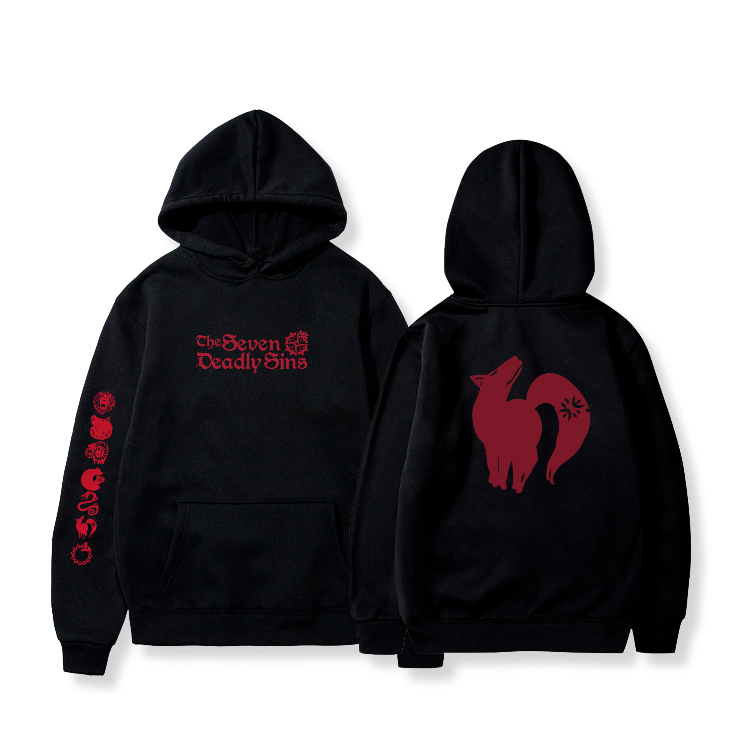 Hoodie  Pecado del Zorro de la Avaricia  3 - The Seven Deadly Sins