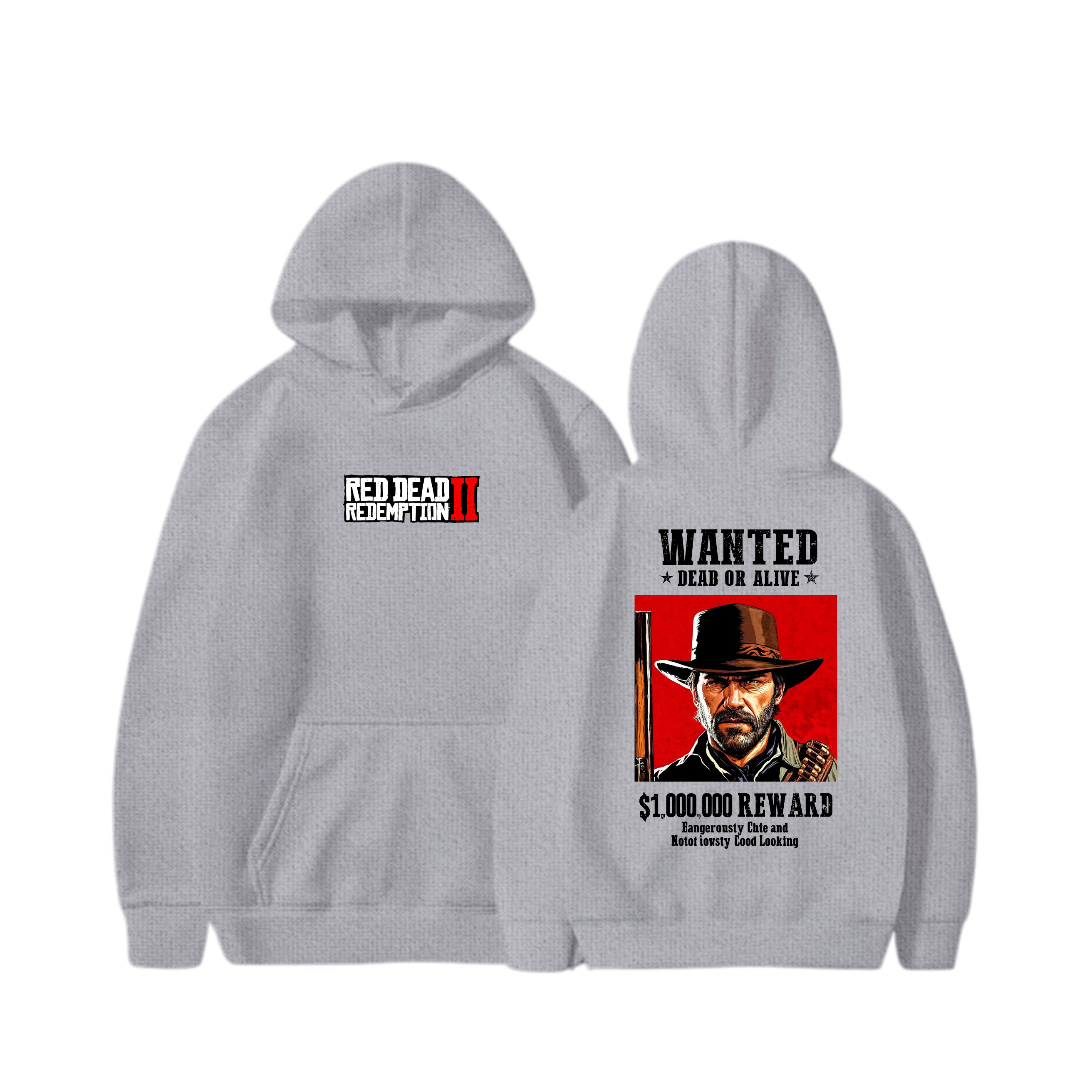 Hoodie Wanted Arthur Morgan 1 - Red Dead Redemption 2
