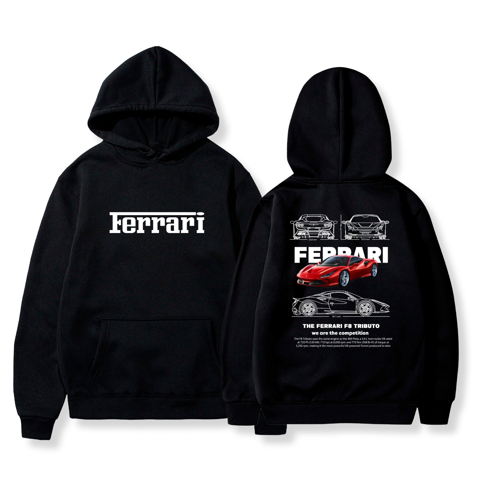 Hoodie Ferrari F8 2 - Ferrari