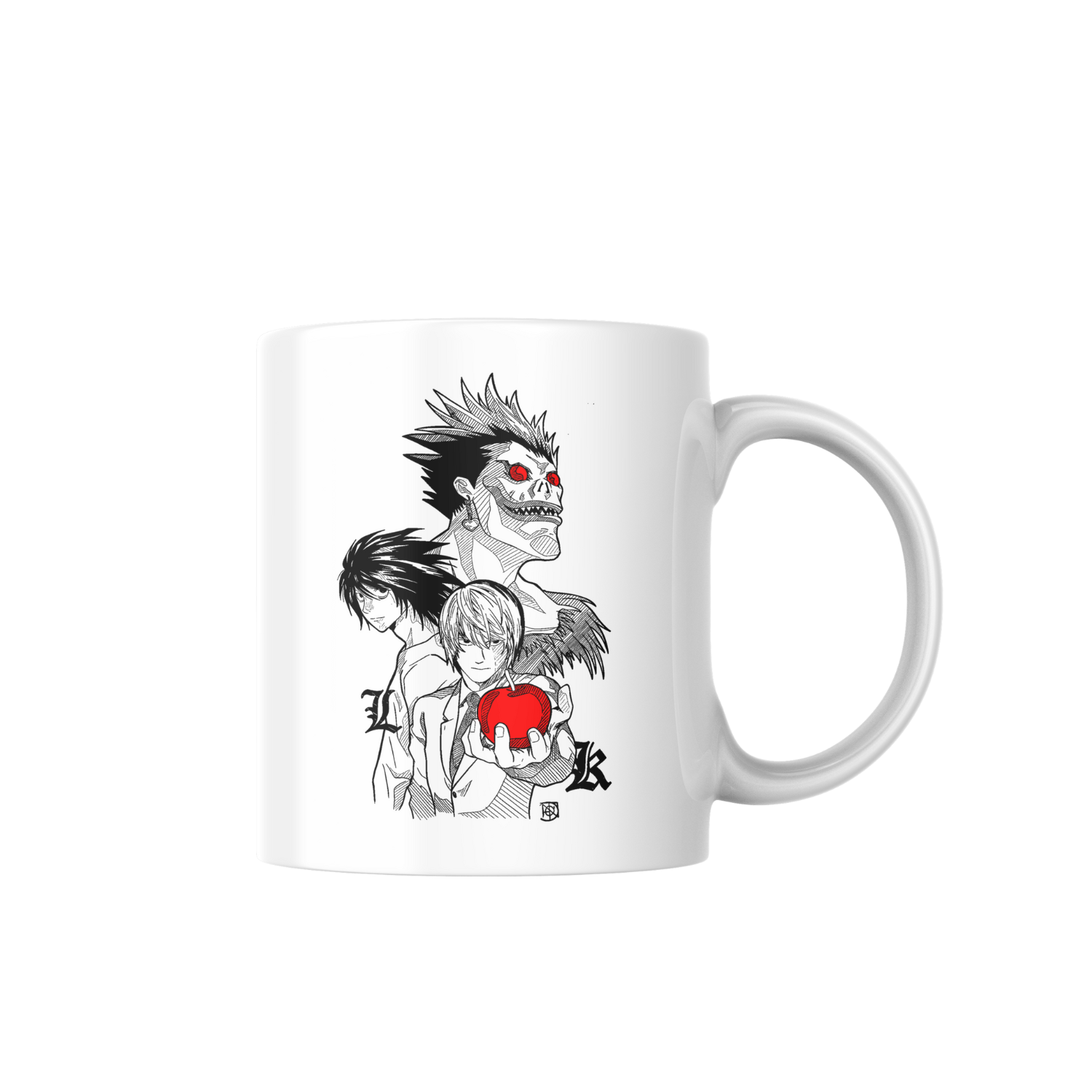 Taza Ryuk Light y L 1 - Death Note