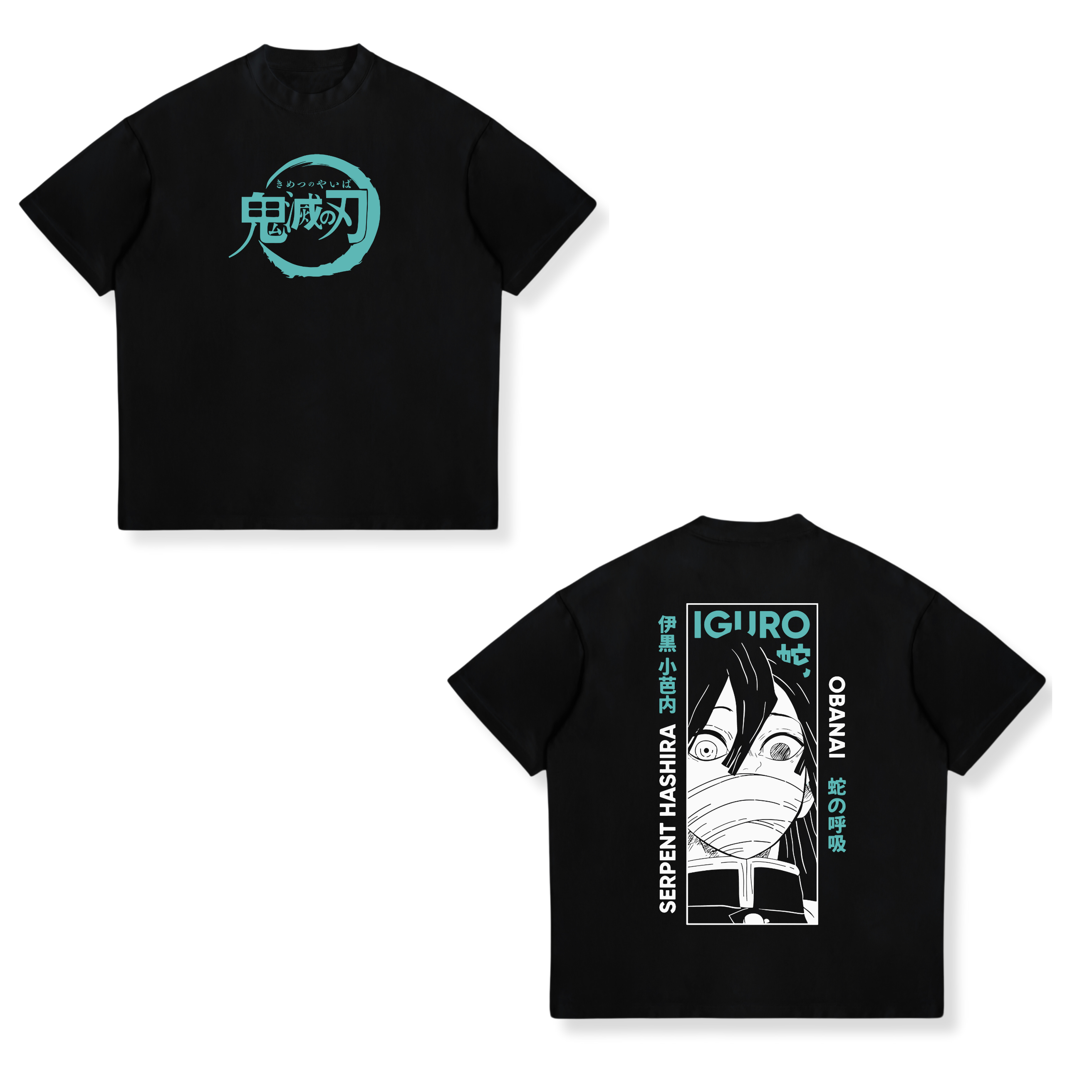 Camisa Obanai Iguro 74 - Demon Slayer