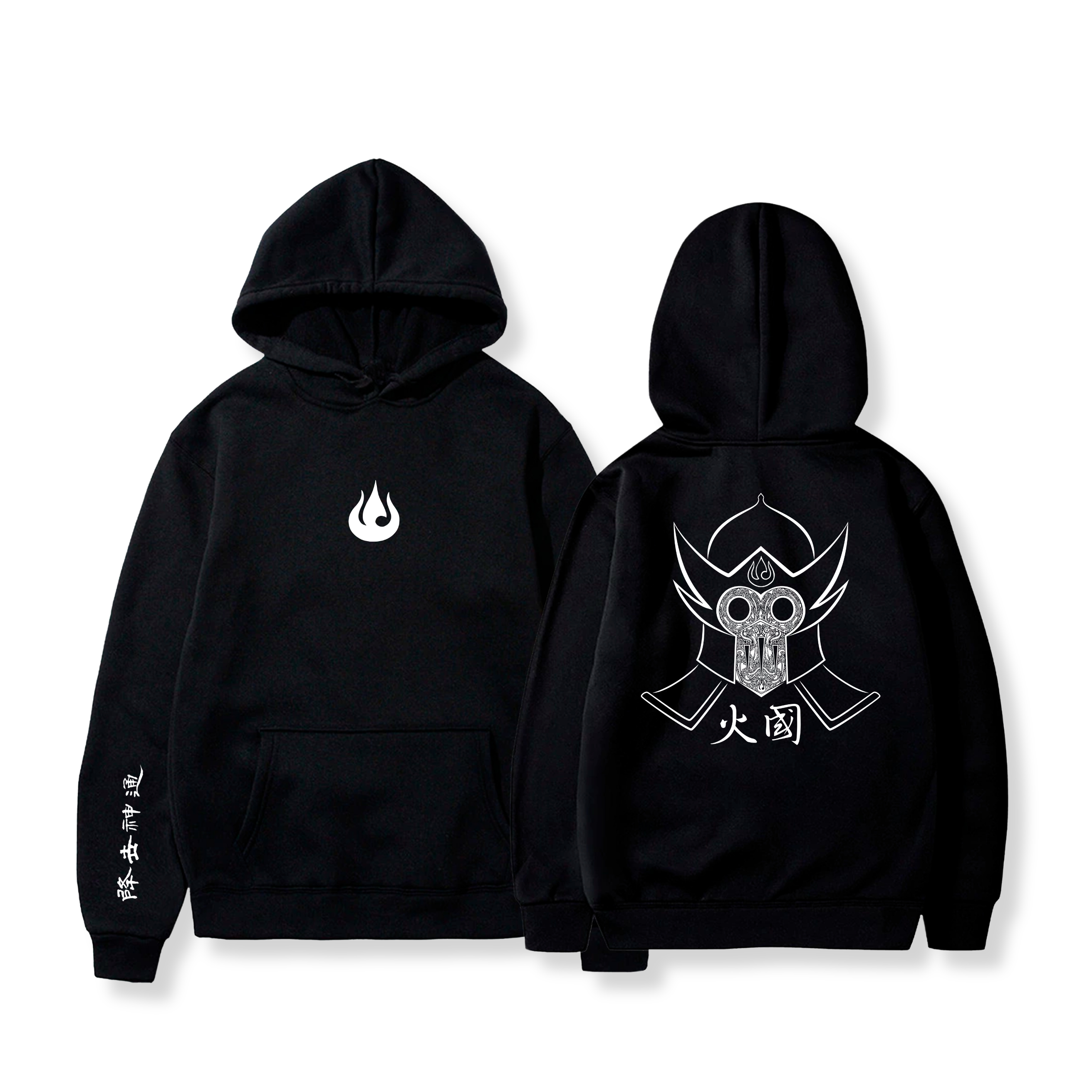 Hoodie Emblema de la Nación del Fuego 33 - Avatar: la leyenda de Aang
