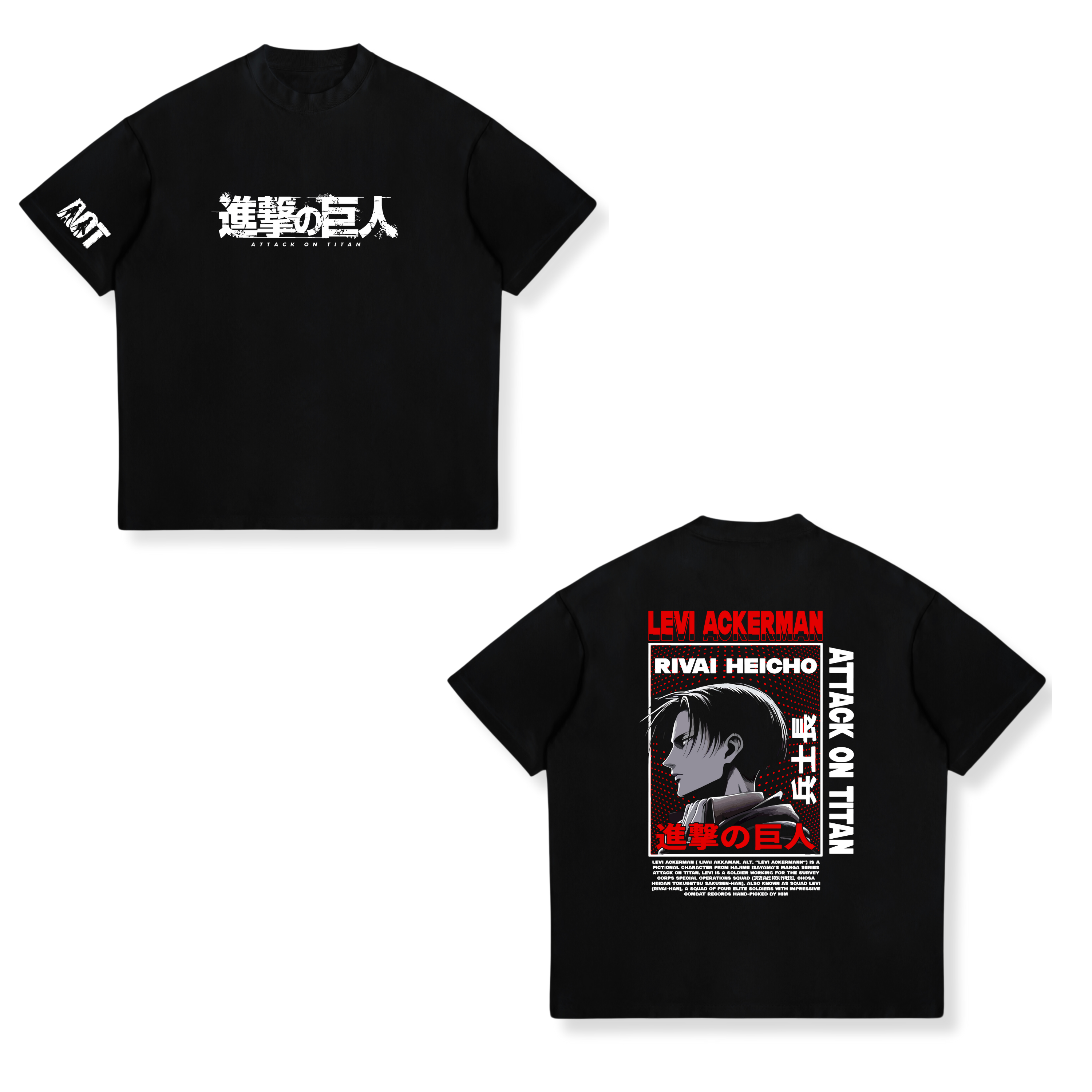 Camisa Levi Ackerman 42 - Attack On Titan