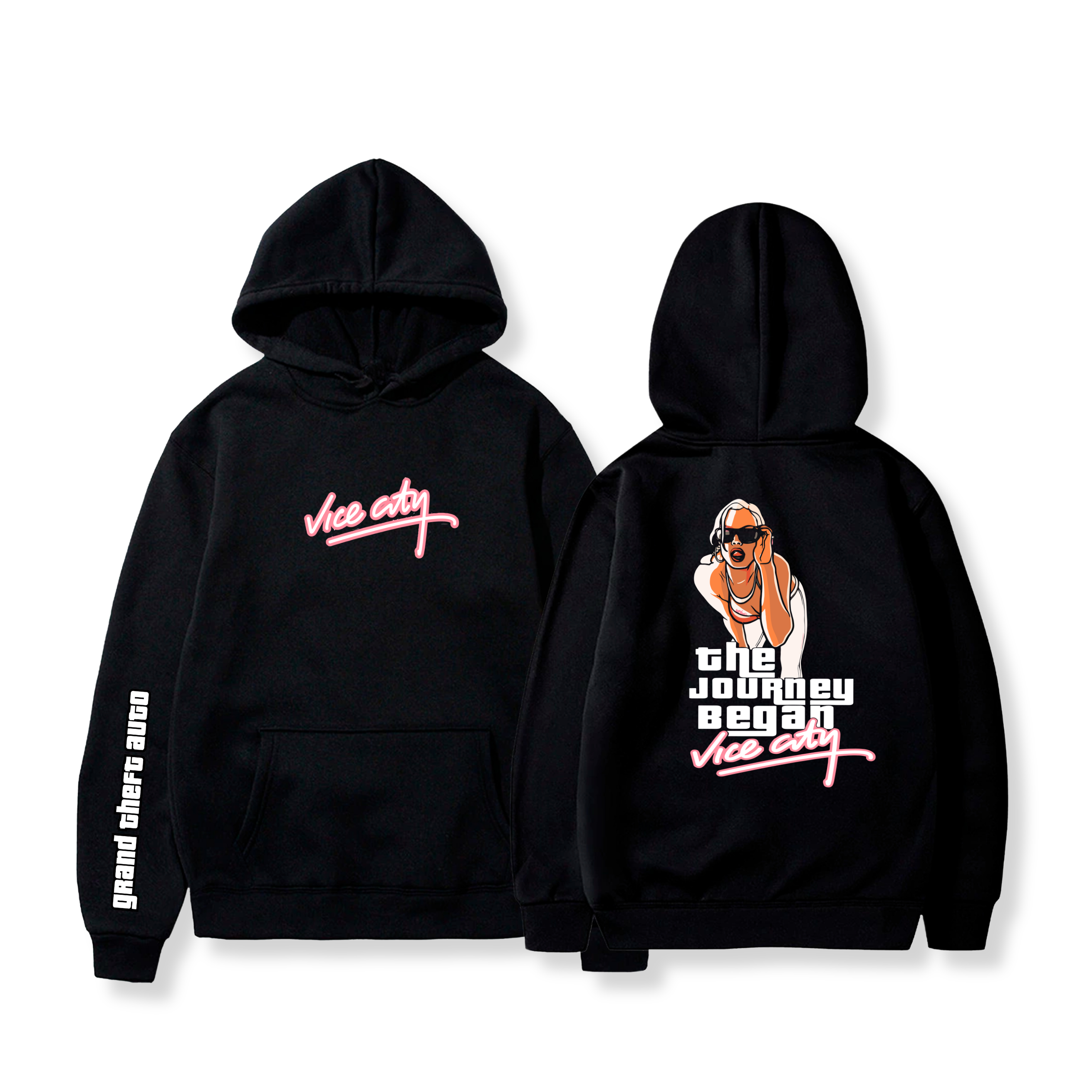 Hoodie Vinewood Girl 21 - Grand Theft Auto