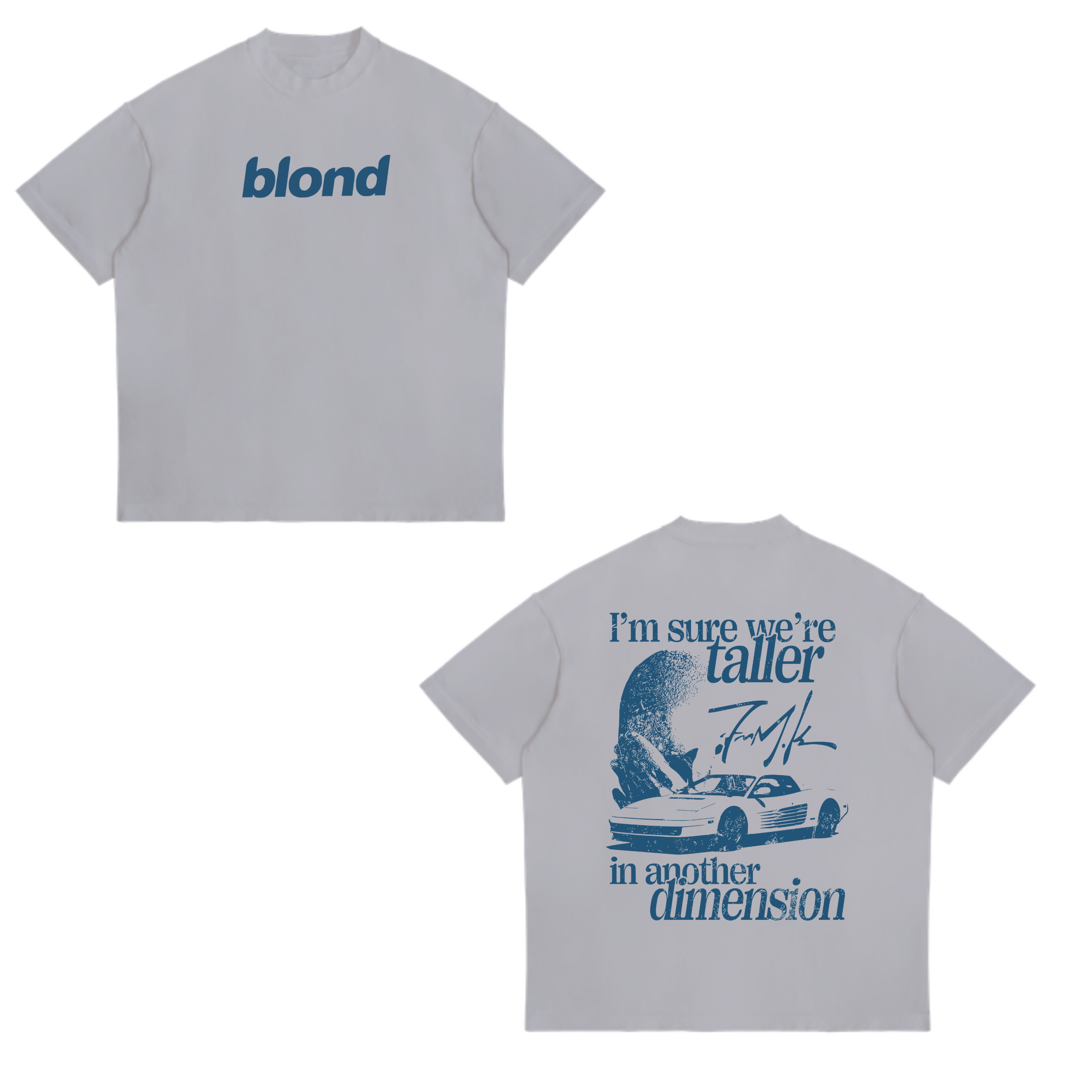 Camisa White ferrari, Blonde  17 - Frank Ocean