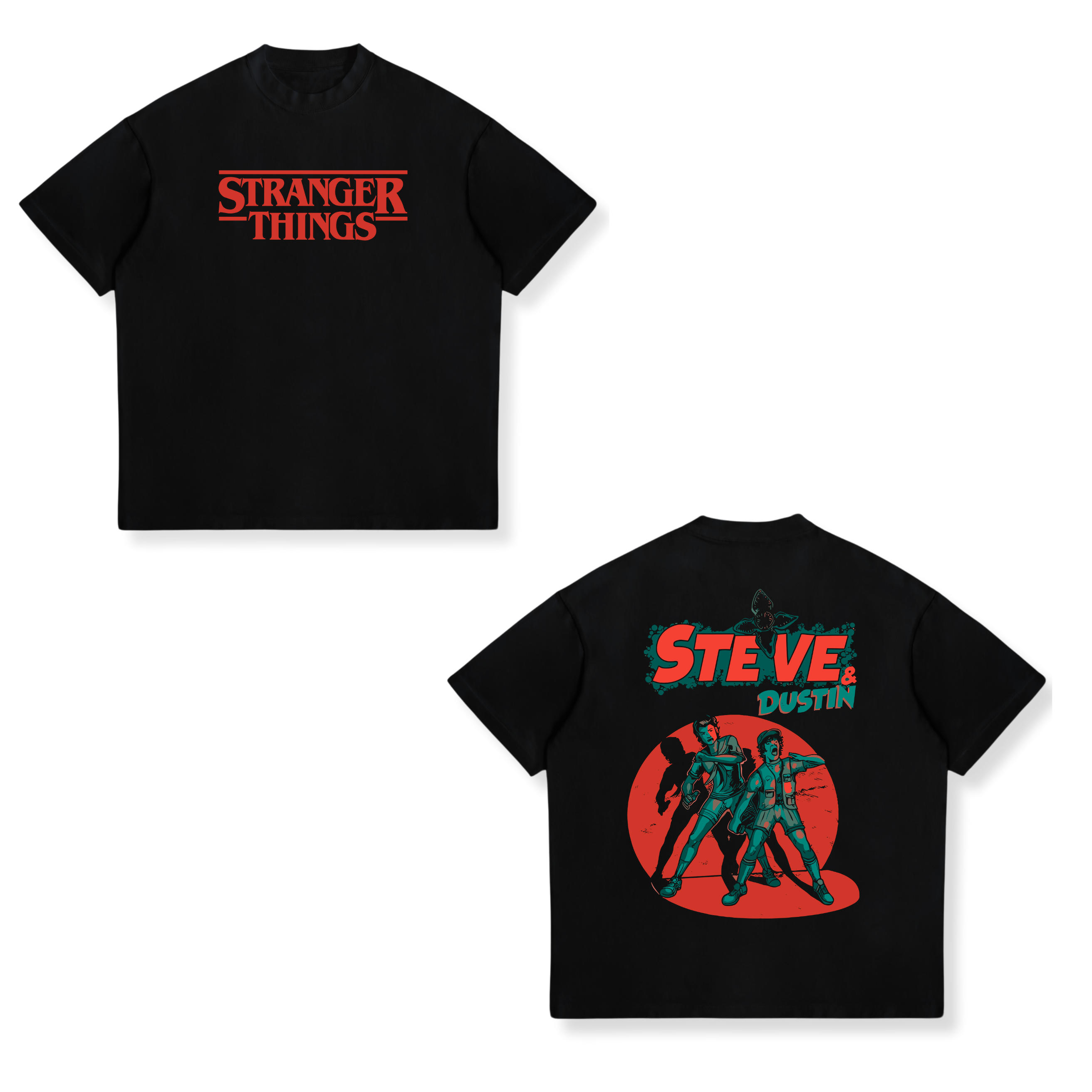 Camisa Steve y Dustin  37 - Stranger things