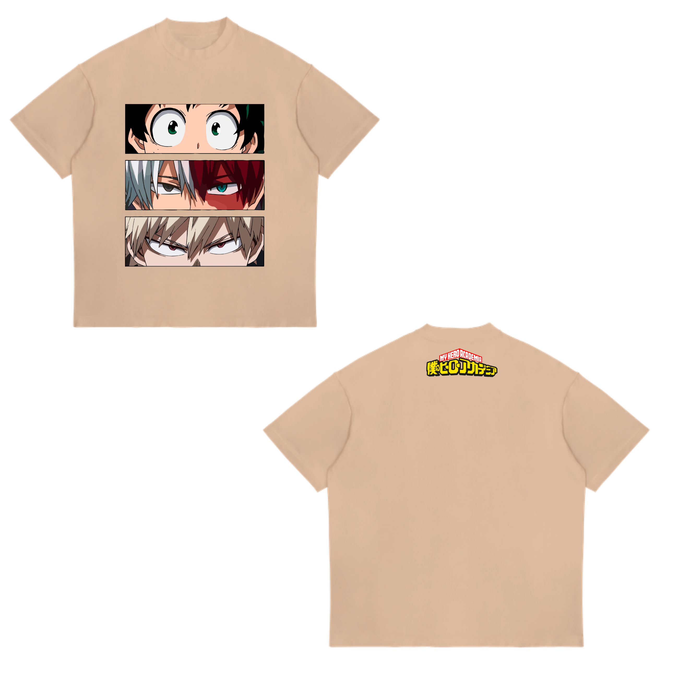 Camisa  Izuku Midoriya, Shoto Todoroki, Katsuki Bakugo 14 - My Hero Academia
