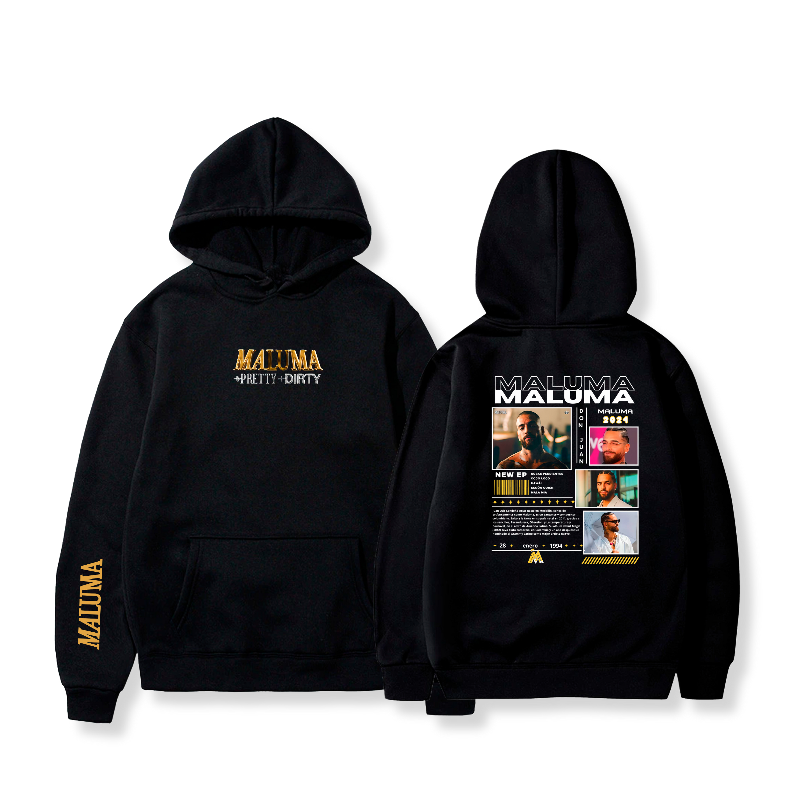 Hoodie Pretty +Dirty World Tour 4 - Maluma