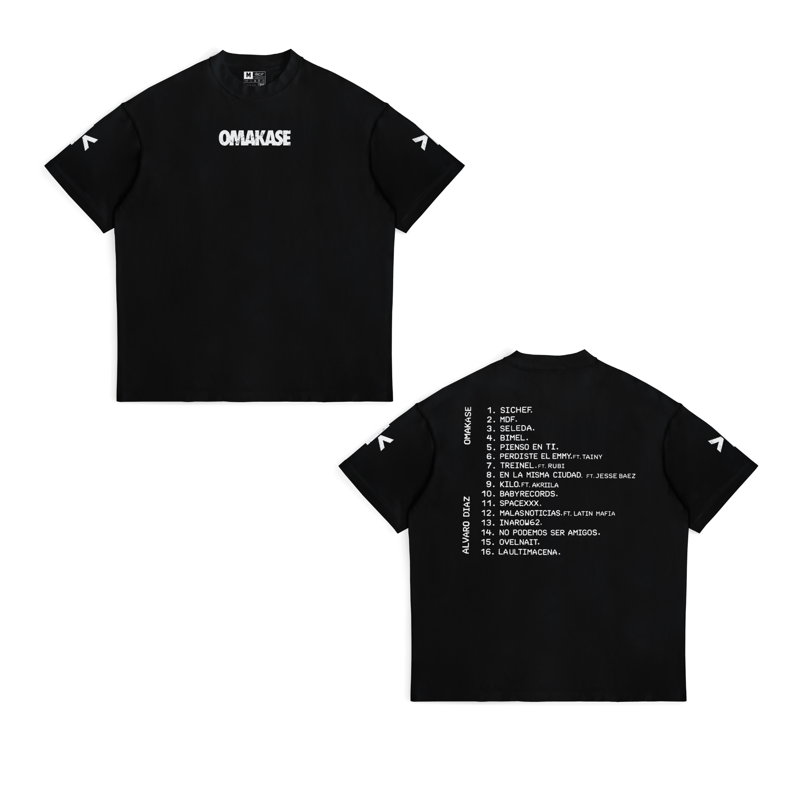 Camisa Omakase tracklist 4 - Álvaro Díaz