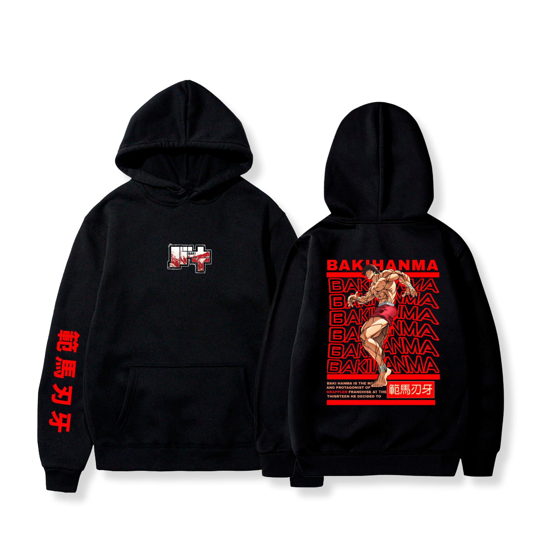 Hoodie Baki Hanma 3 - Baki