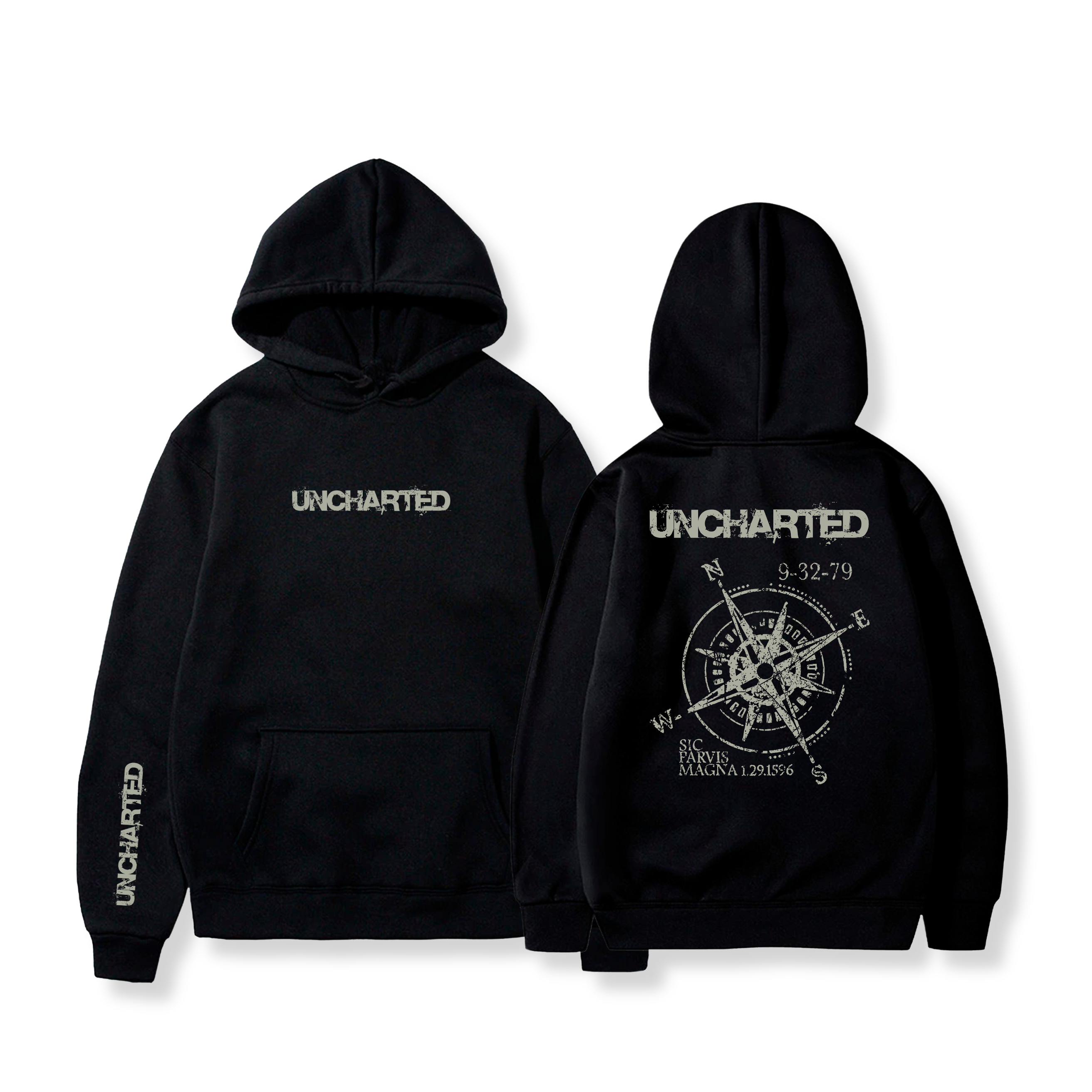 Hoodie Compass Sign 3 - Uncharted