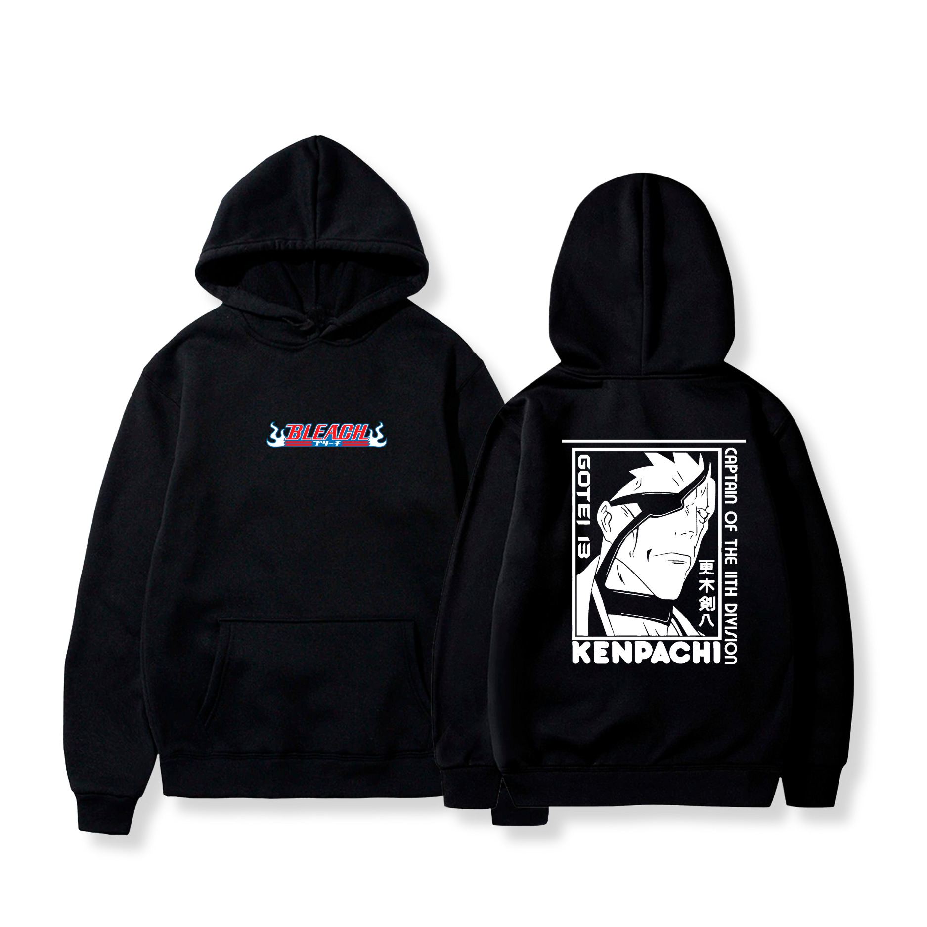 Hoodie Kenpachi 4 - Bleach