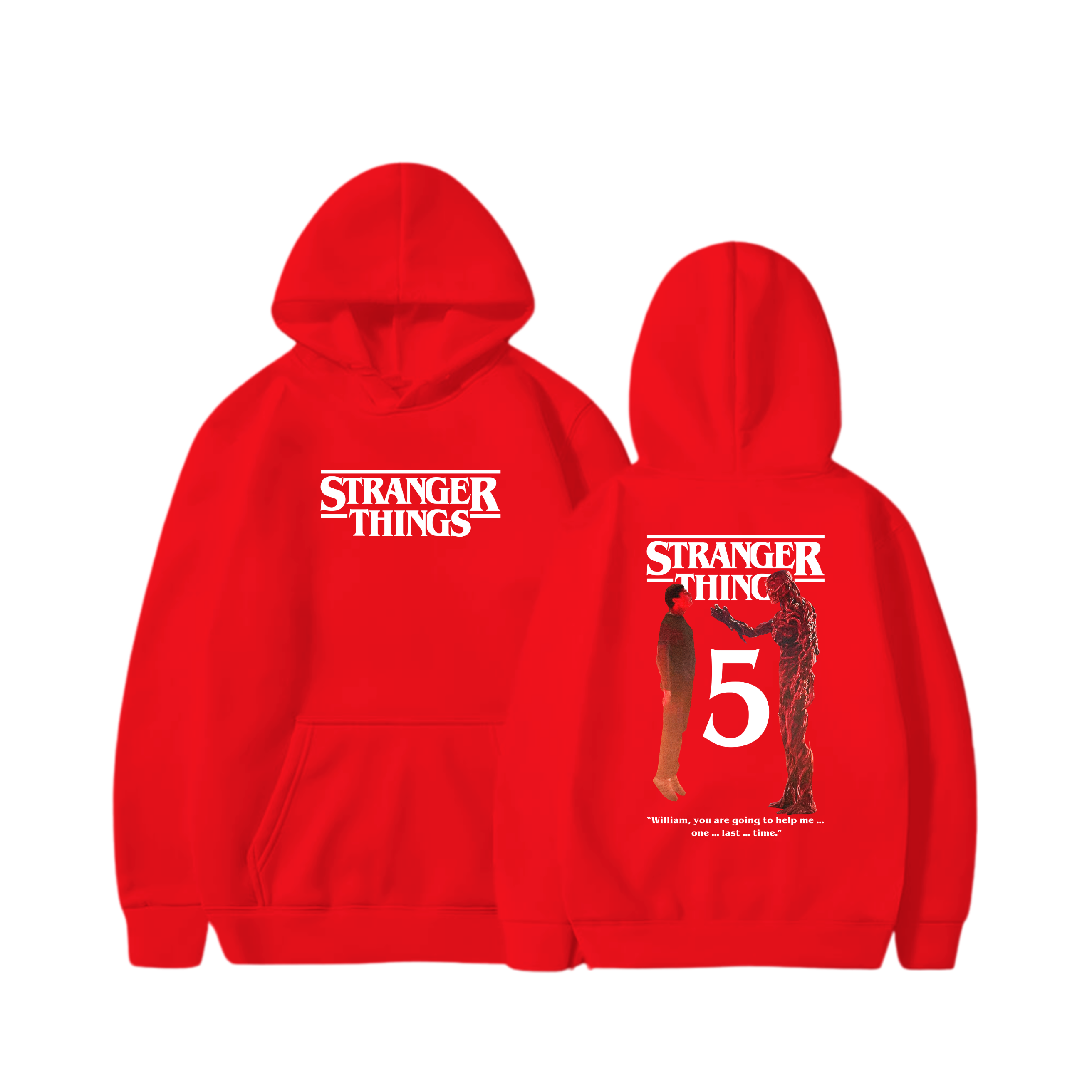 Hoodie Will y Vecna  16 - Stranger things