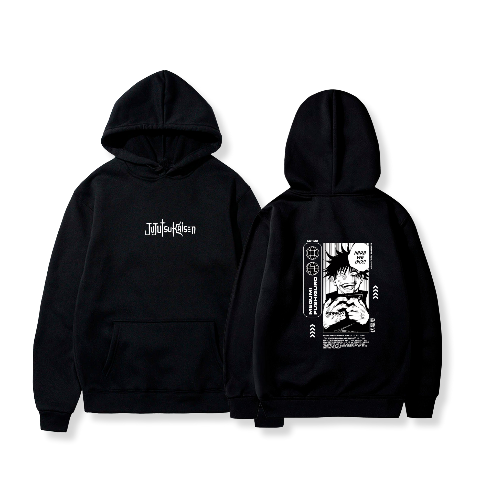 Hoodie Megumi Fushiguro 33 - Jujutsu Kaisen