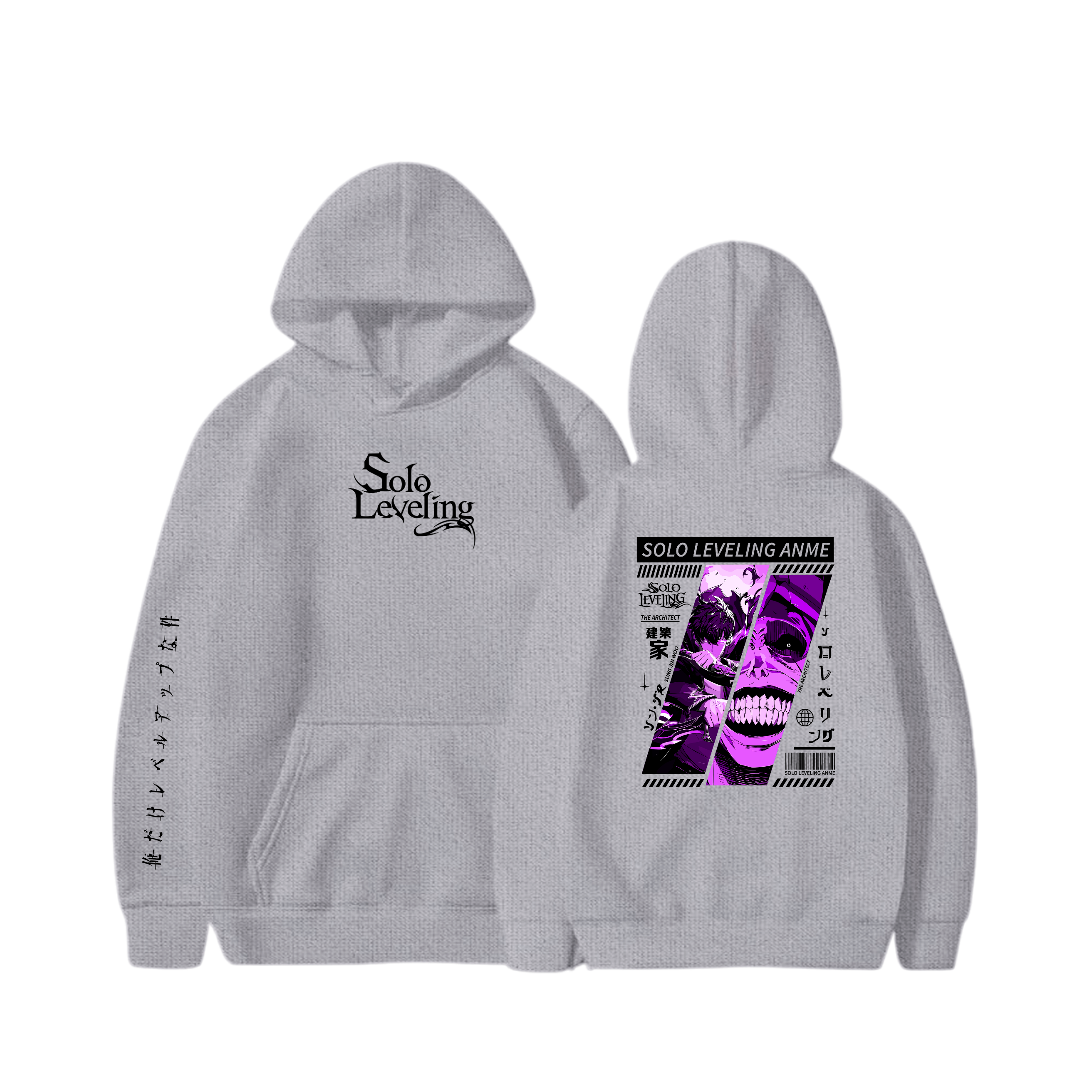 Hoodie Sung Jin-woo x Statue of God 40 - Solo Leveling