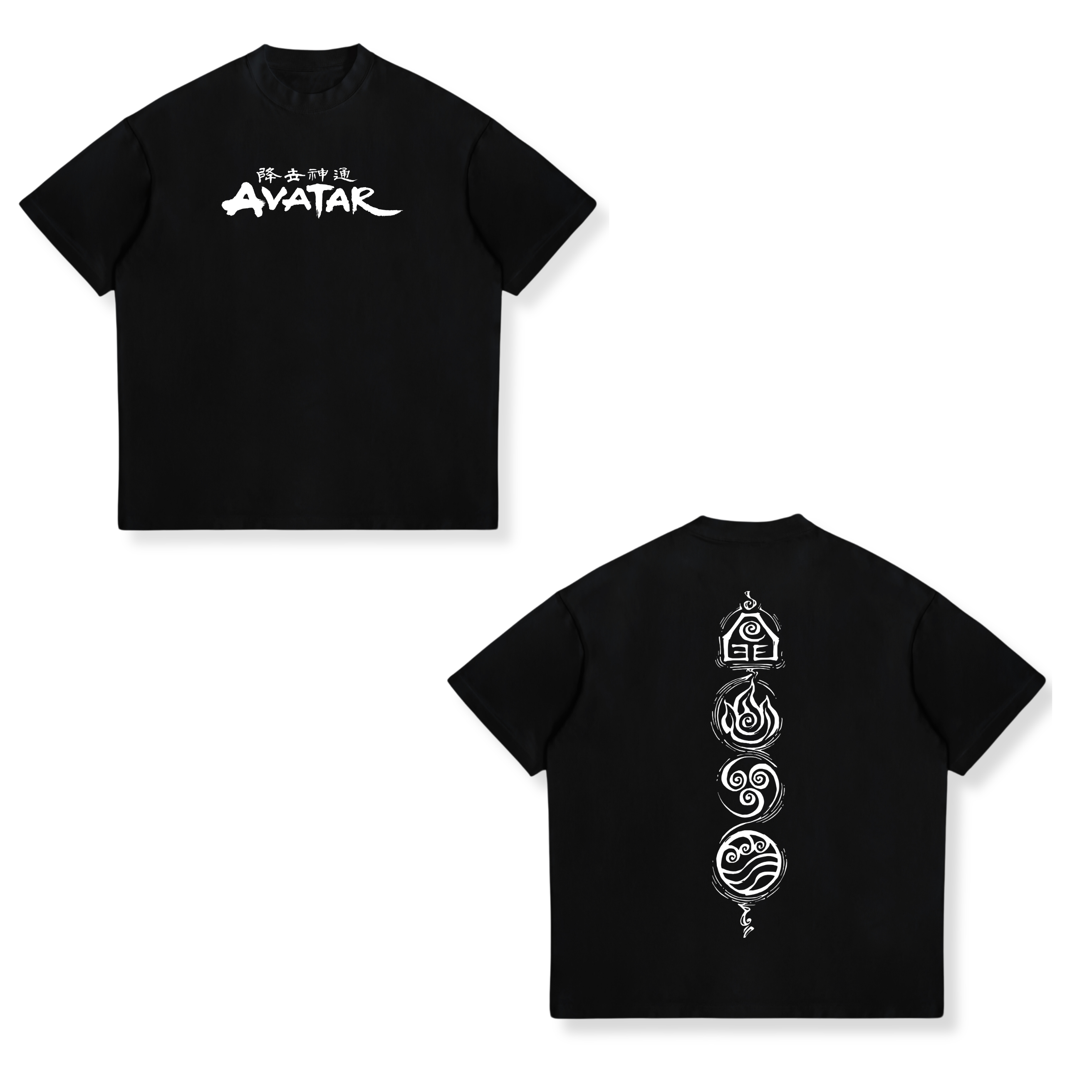 Camisa Los cuatro elementos 35 - Avatar: la leyenda de Aang
