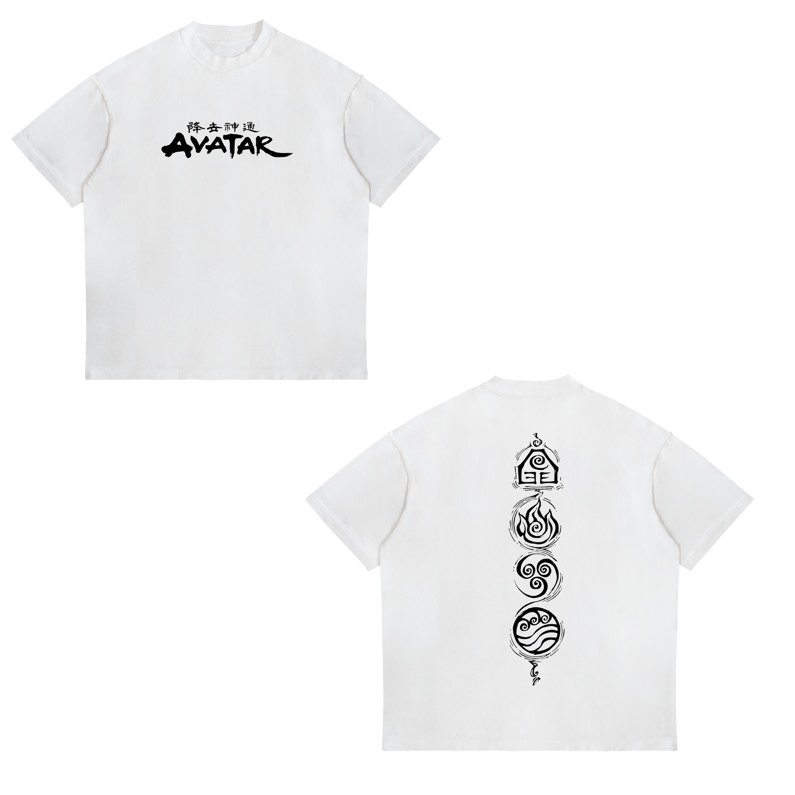 Camisa Los cuatro elementos 35 - Avatar: la leyenda de Aang