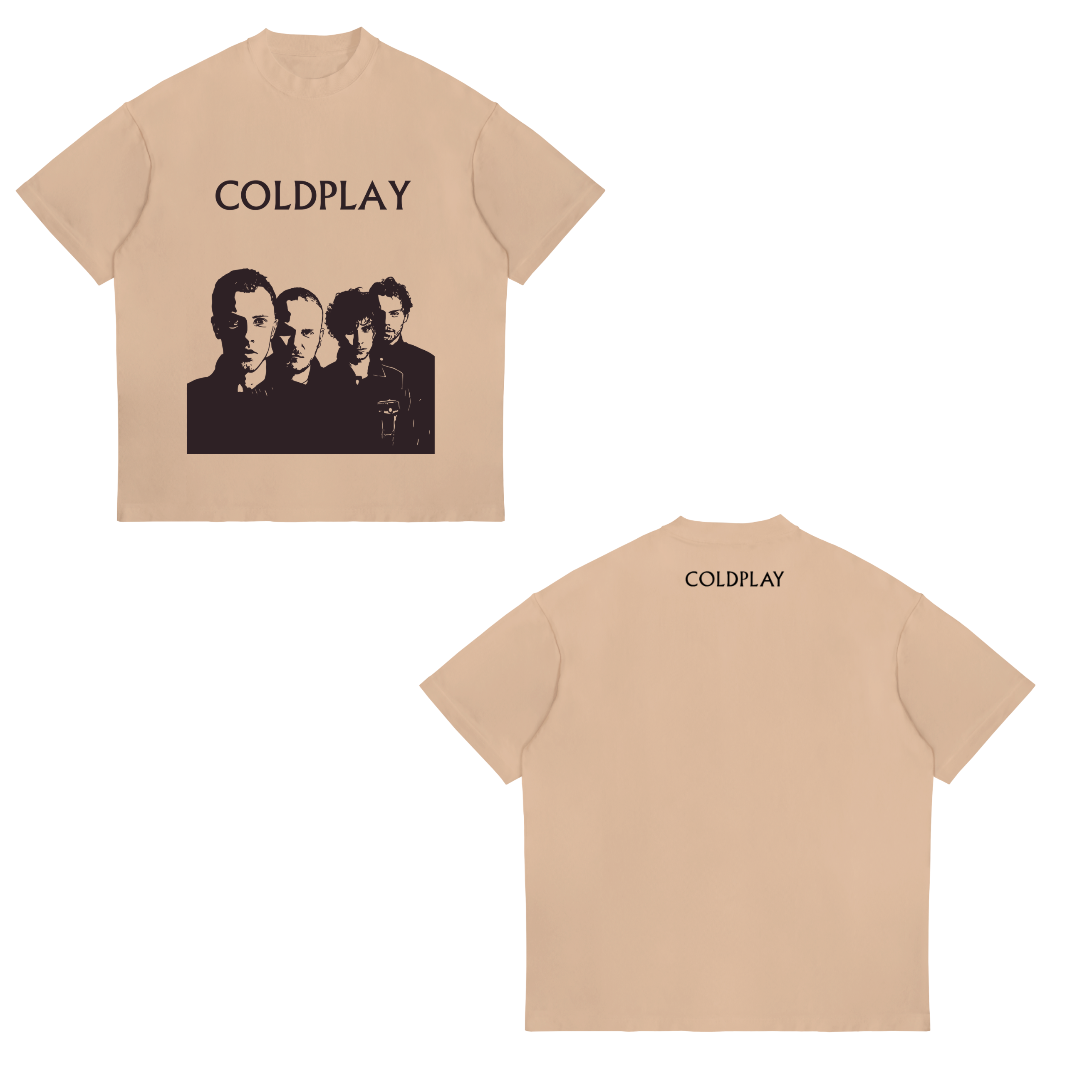 Camisa Stencil Art 2 - Coldplay
