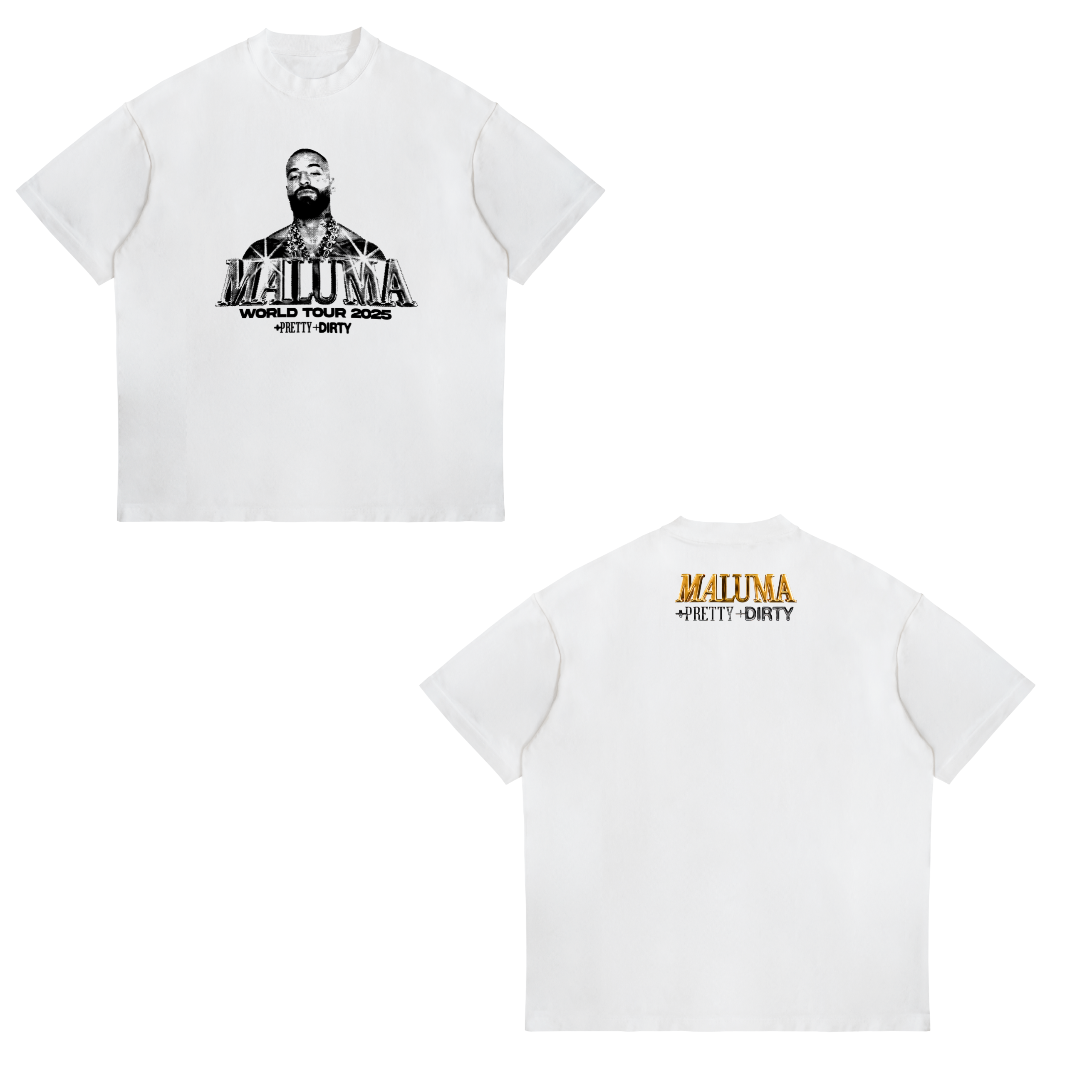 Camisa Pretty +Dirty World Tour 5 - Maluma