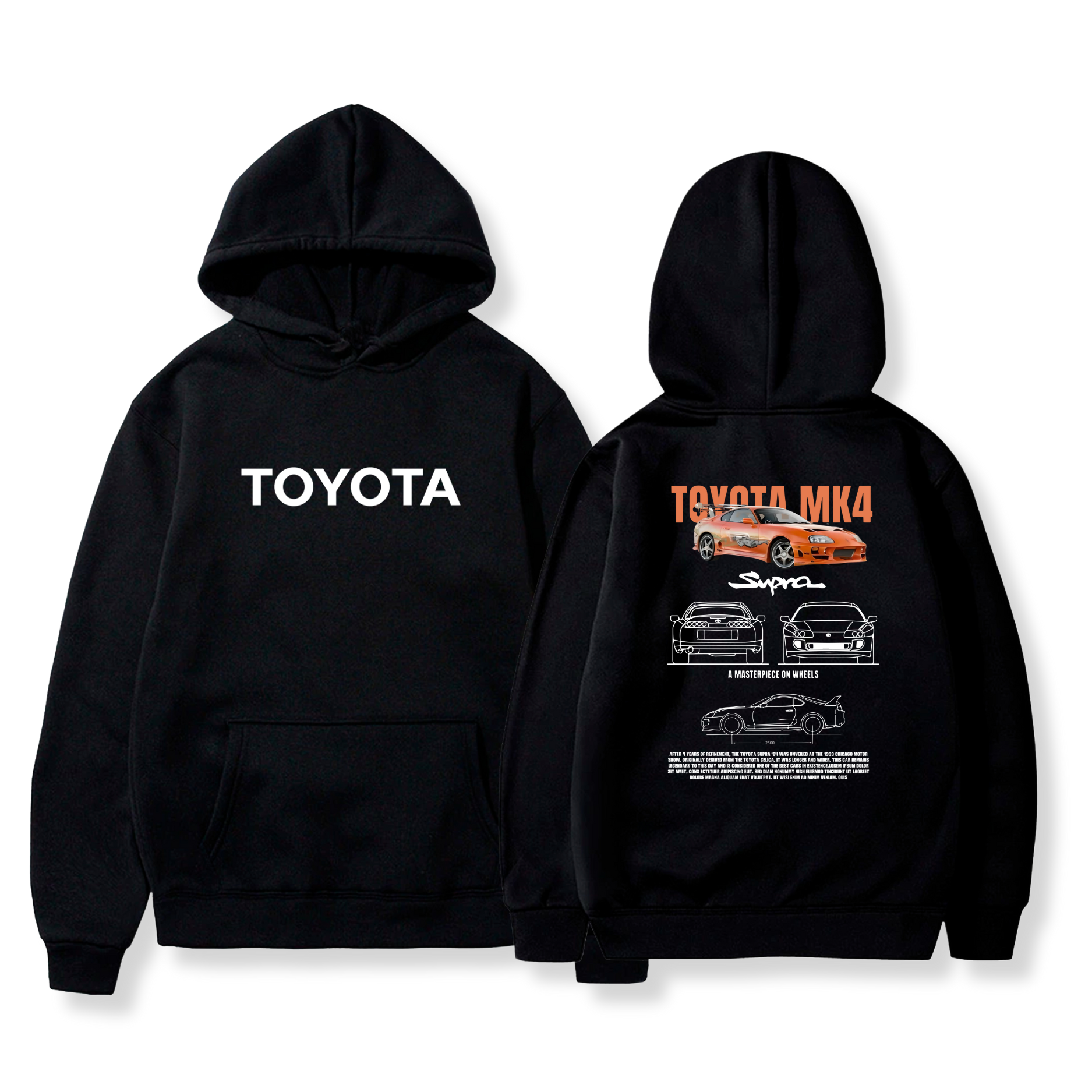 Hoodie Supra MK4  3 - Toyota