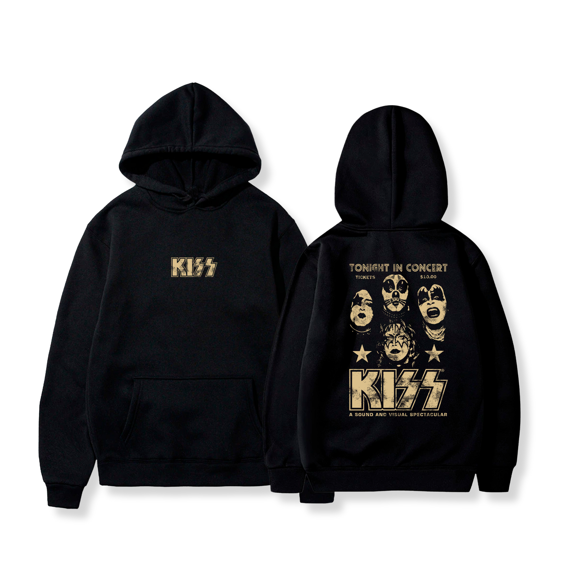 Hoodie Ace Frehley, Gene Simmons, Peter Criss y Paul Stanley. 5 - Kiss