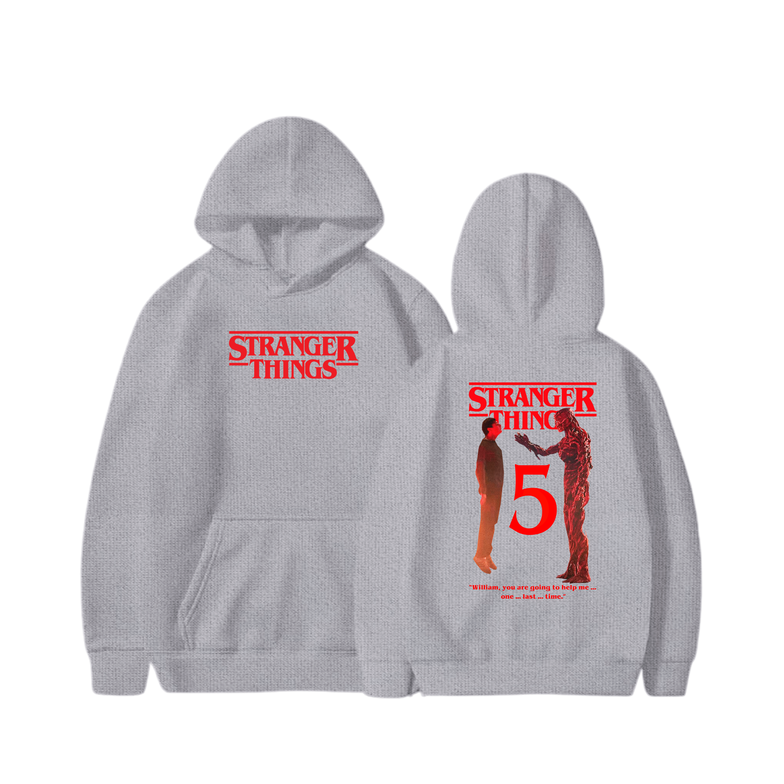 Hoodie Will y Vecna  16 - Stranger things
