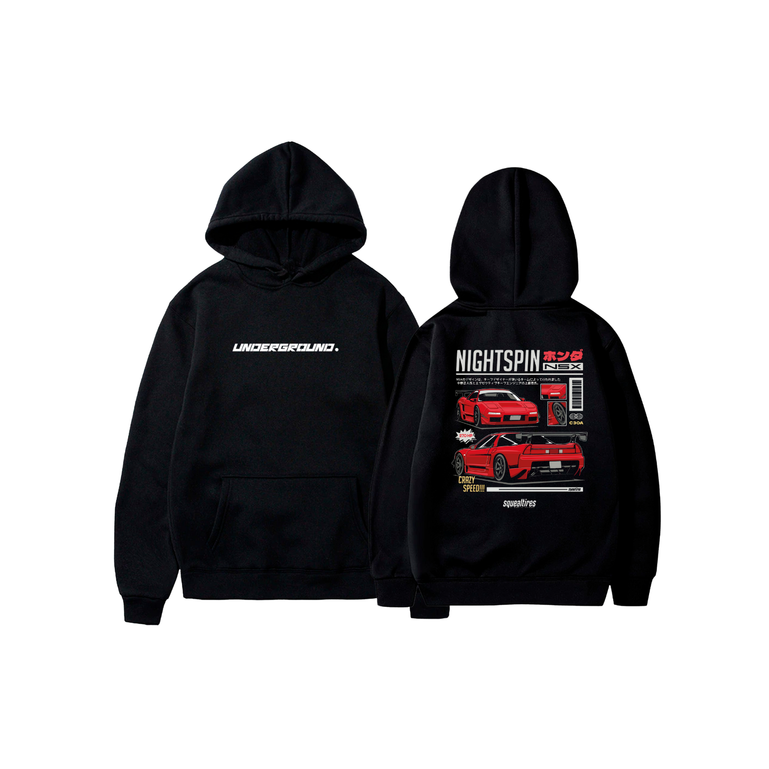 Hoodie Nightspin - JDM