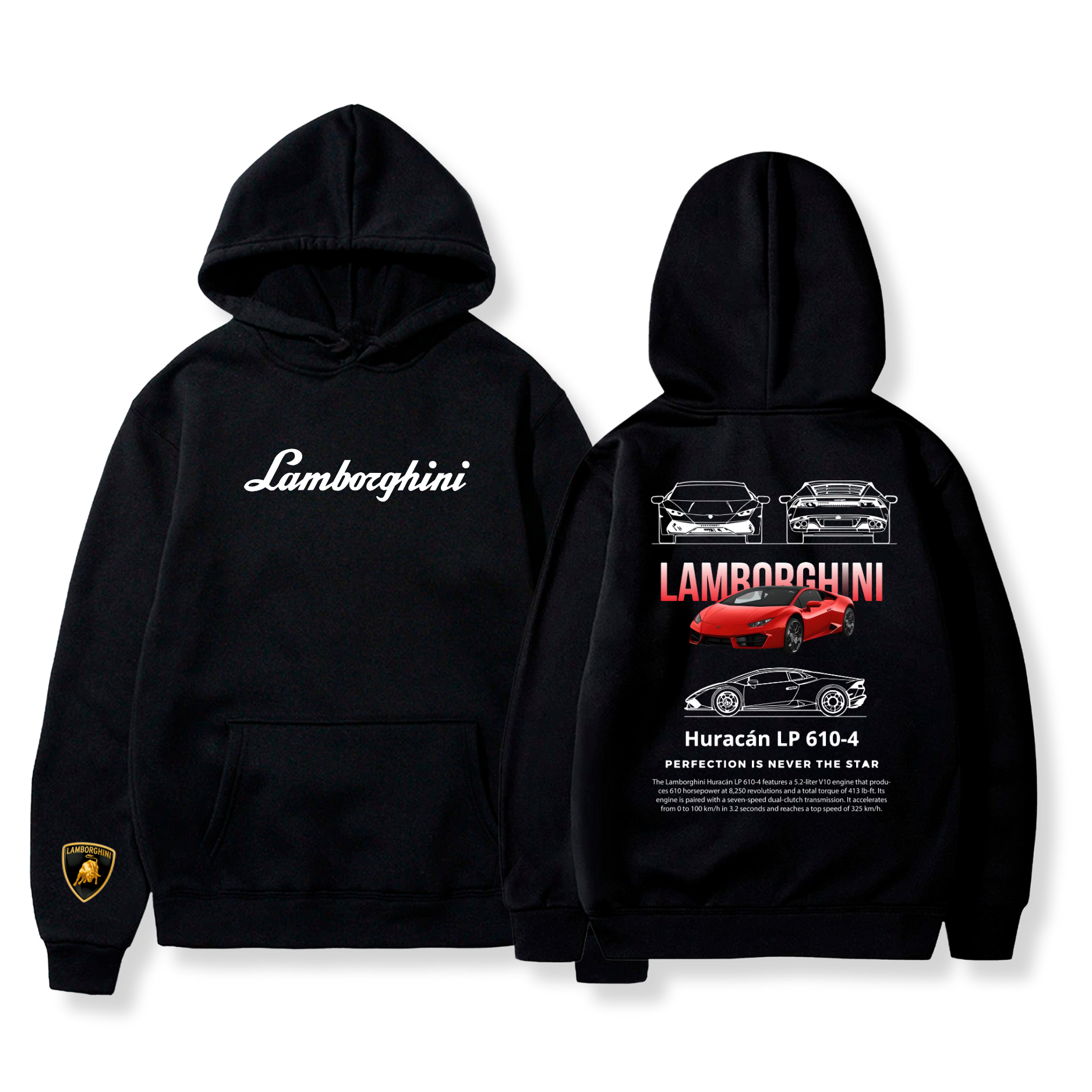 Hoodie Huracan LP 610-4 3 - Lamborghini