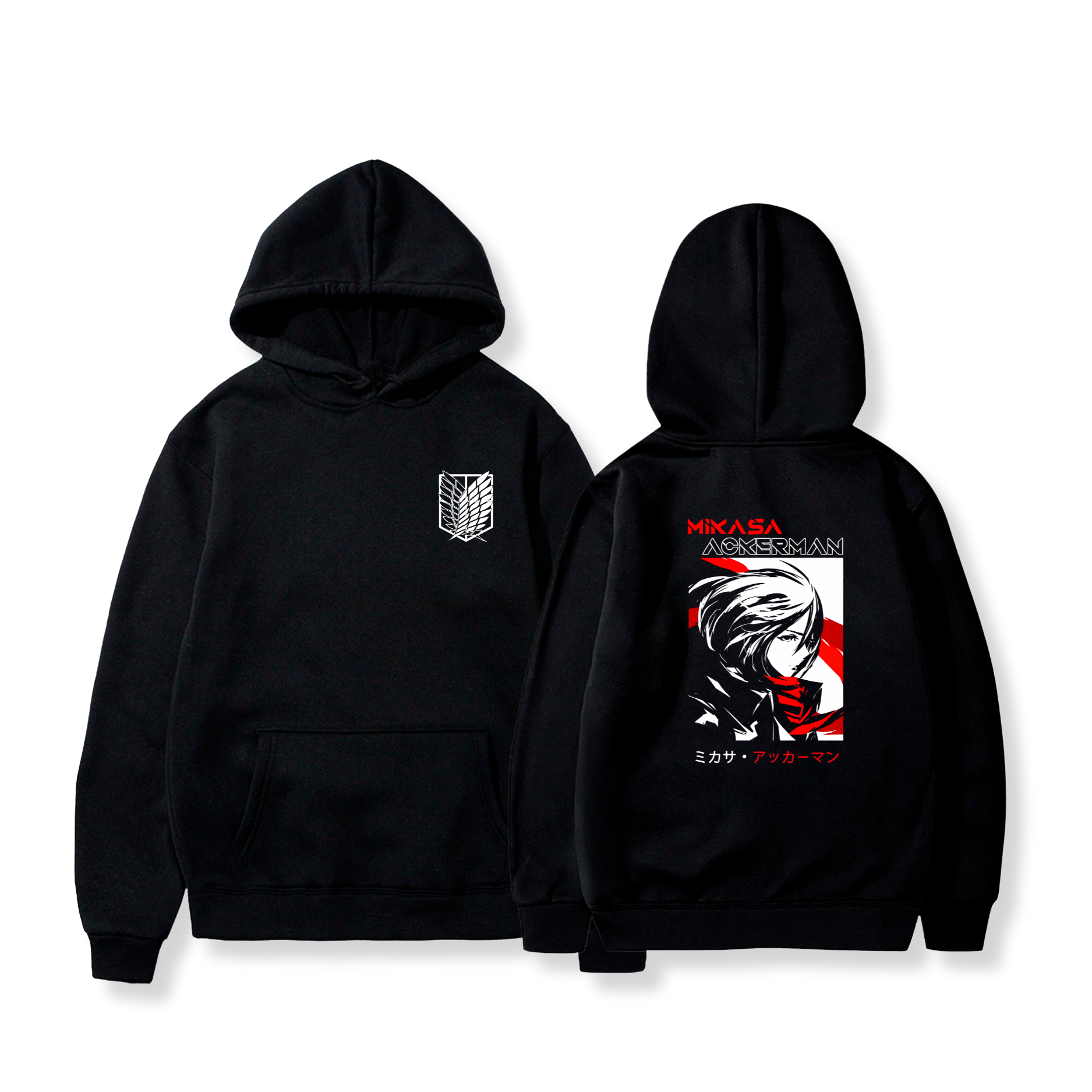 Hoodie Mikasa Ackerman 3 - Attack On Titan