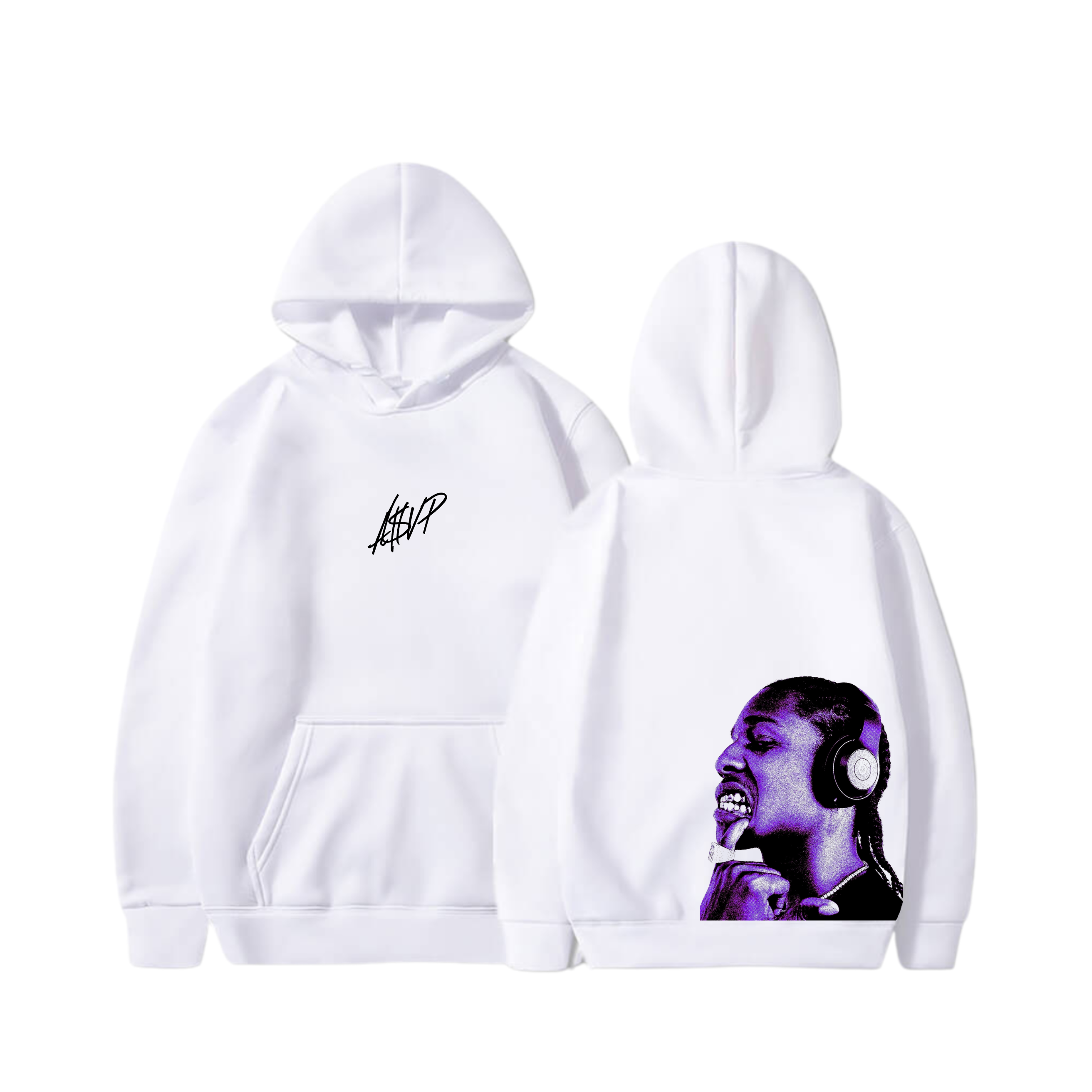 Hoodie Rostro 5 - A$AP Rocky