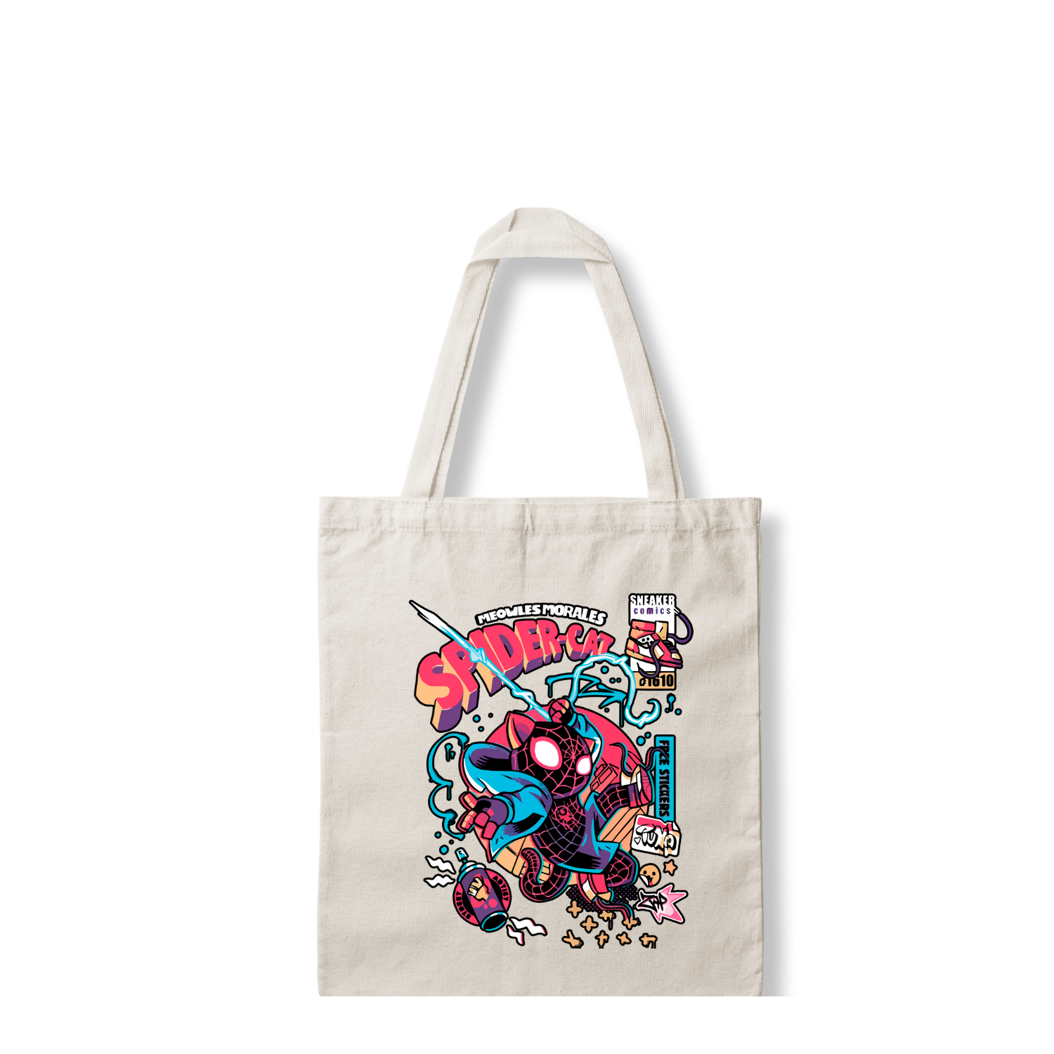 Tote bag Spider cat - Spiderman