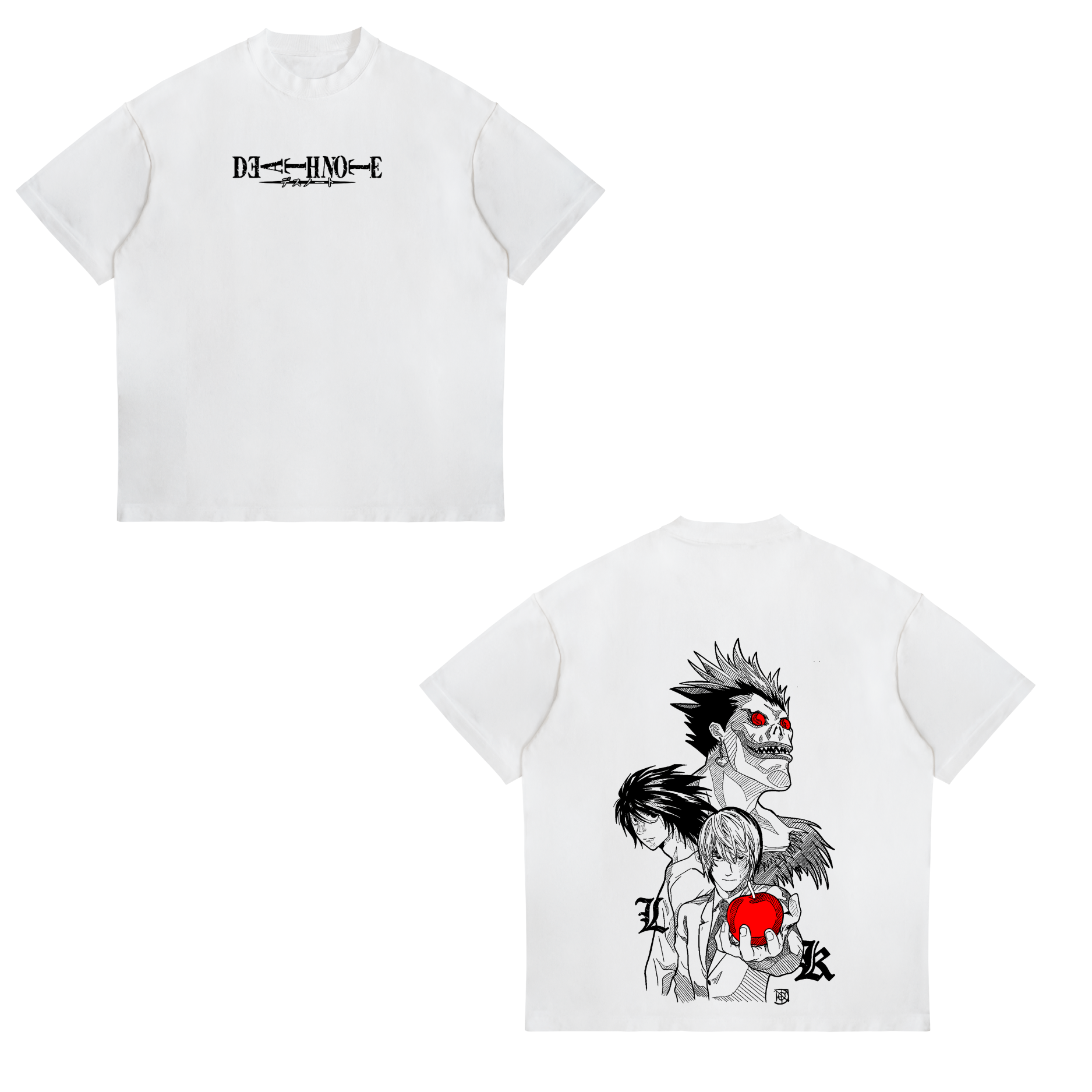 Camisa Ryuk Light y L 5 - Death Note