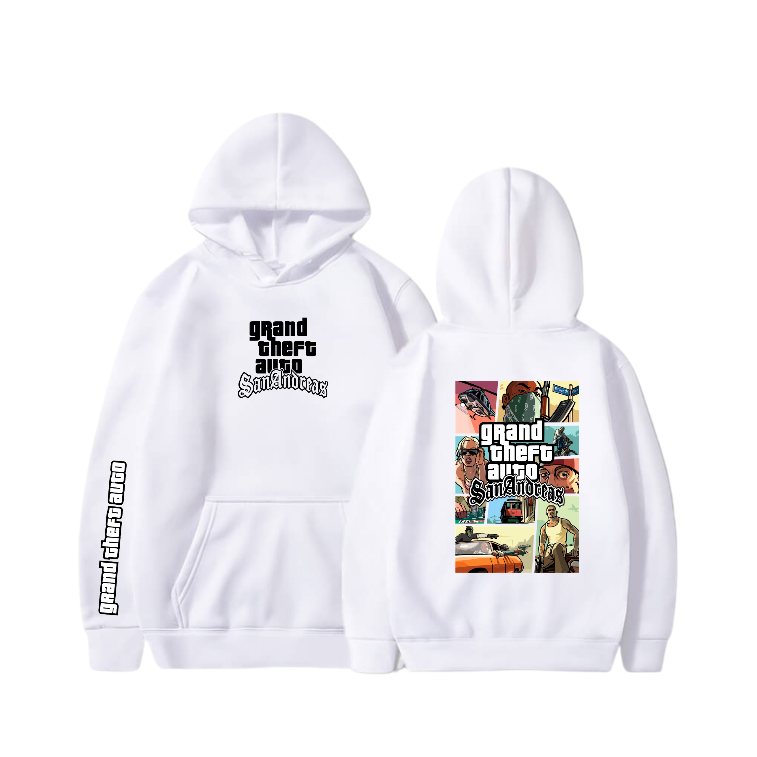Hoodie GTA San Andreas: The Official Cover Tee 3 - Grand Theft Auto