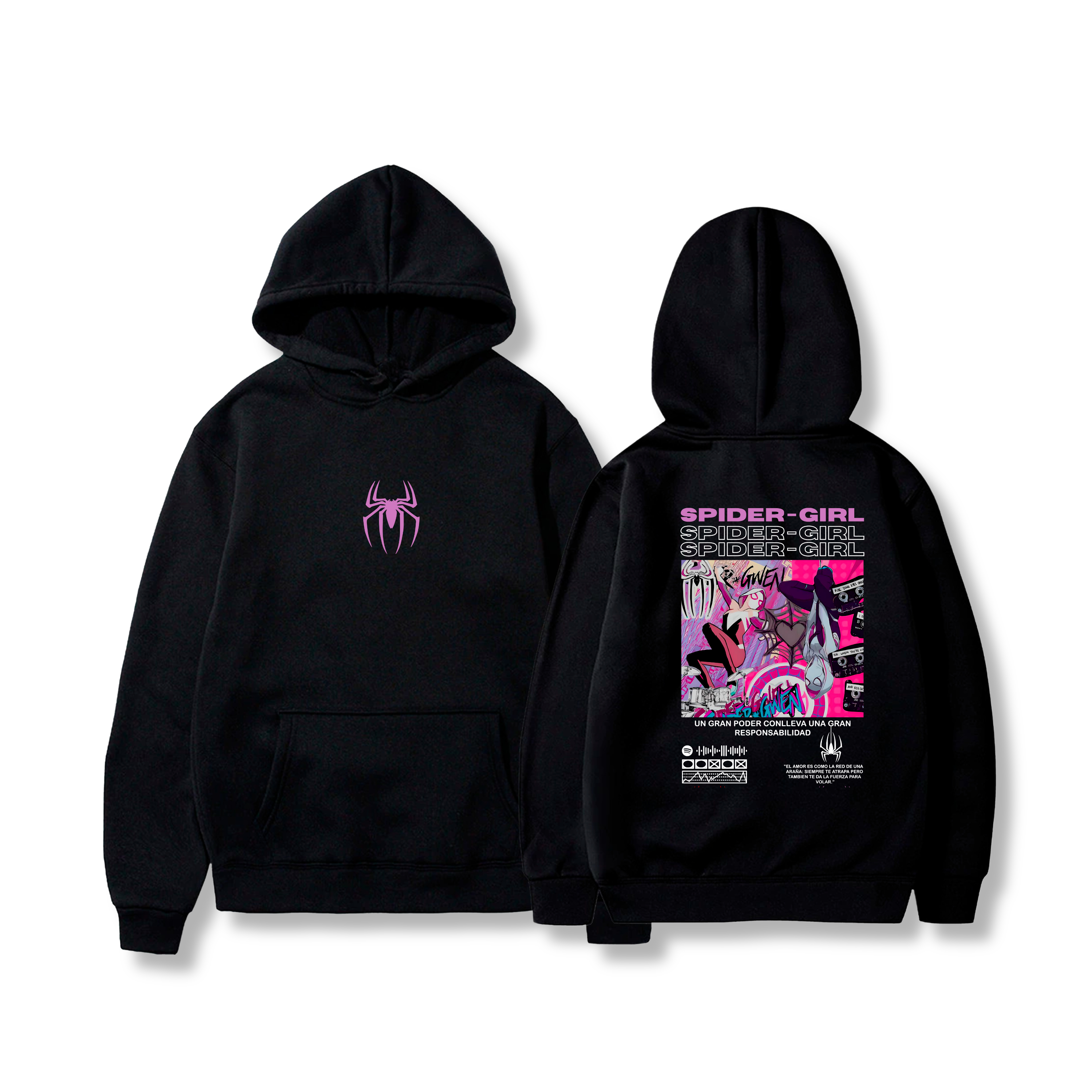 Hoodie Spirdergirl 2 - Valentine's merch