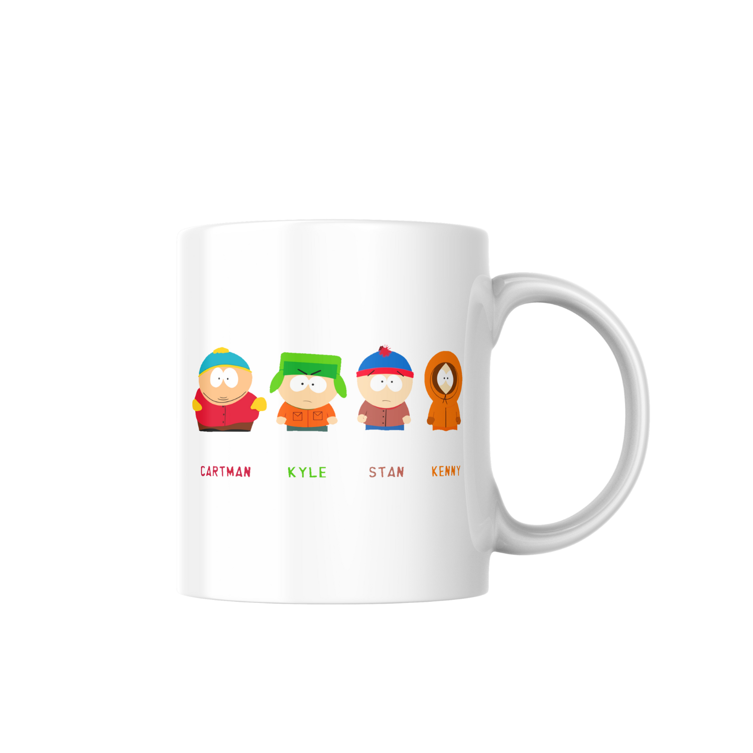 Taza Eric, Kenny, Kyle, y Stan - South Park