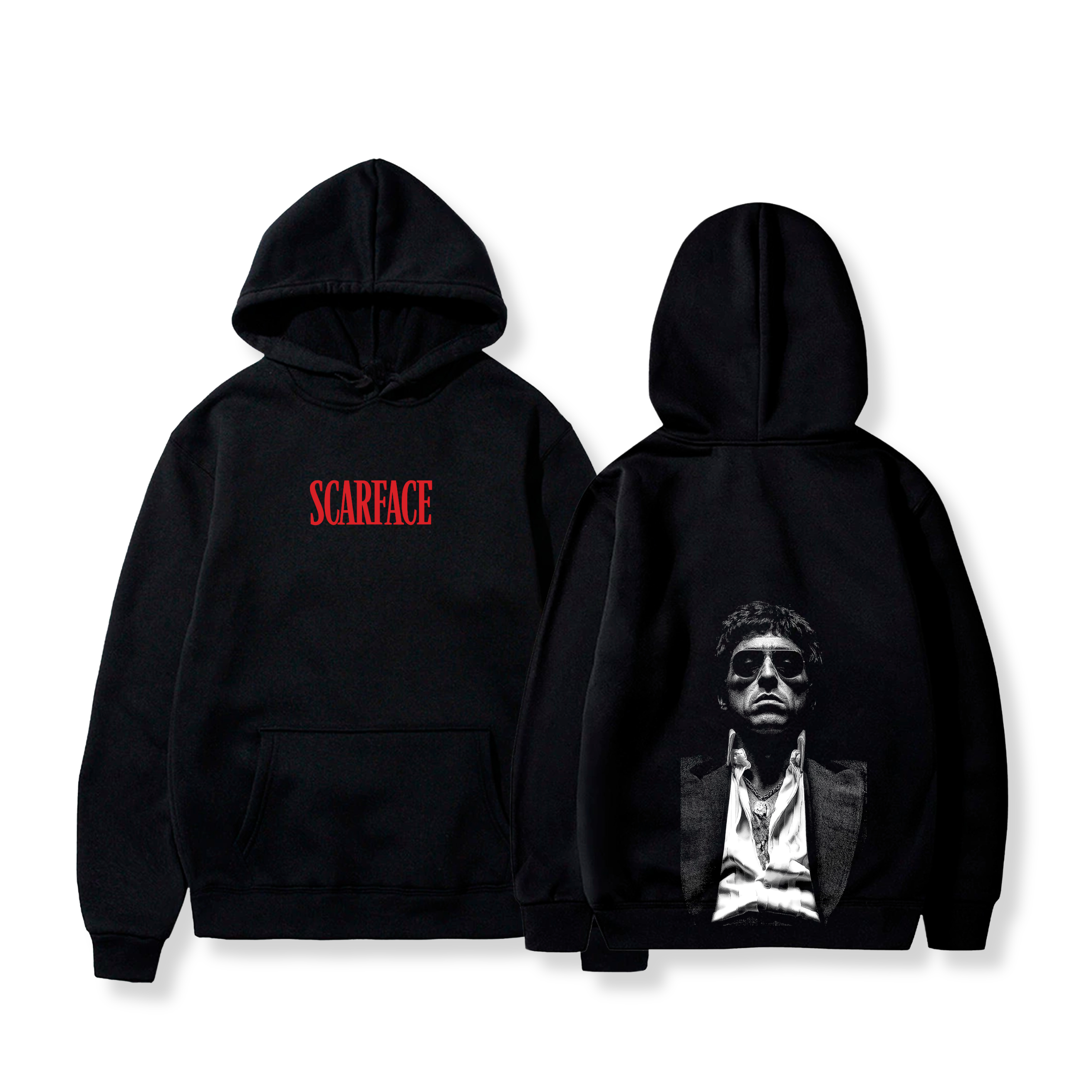 Hoodie Tony Montana face 10 - Scarface