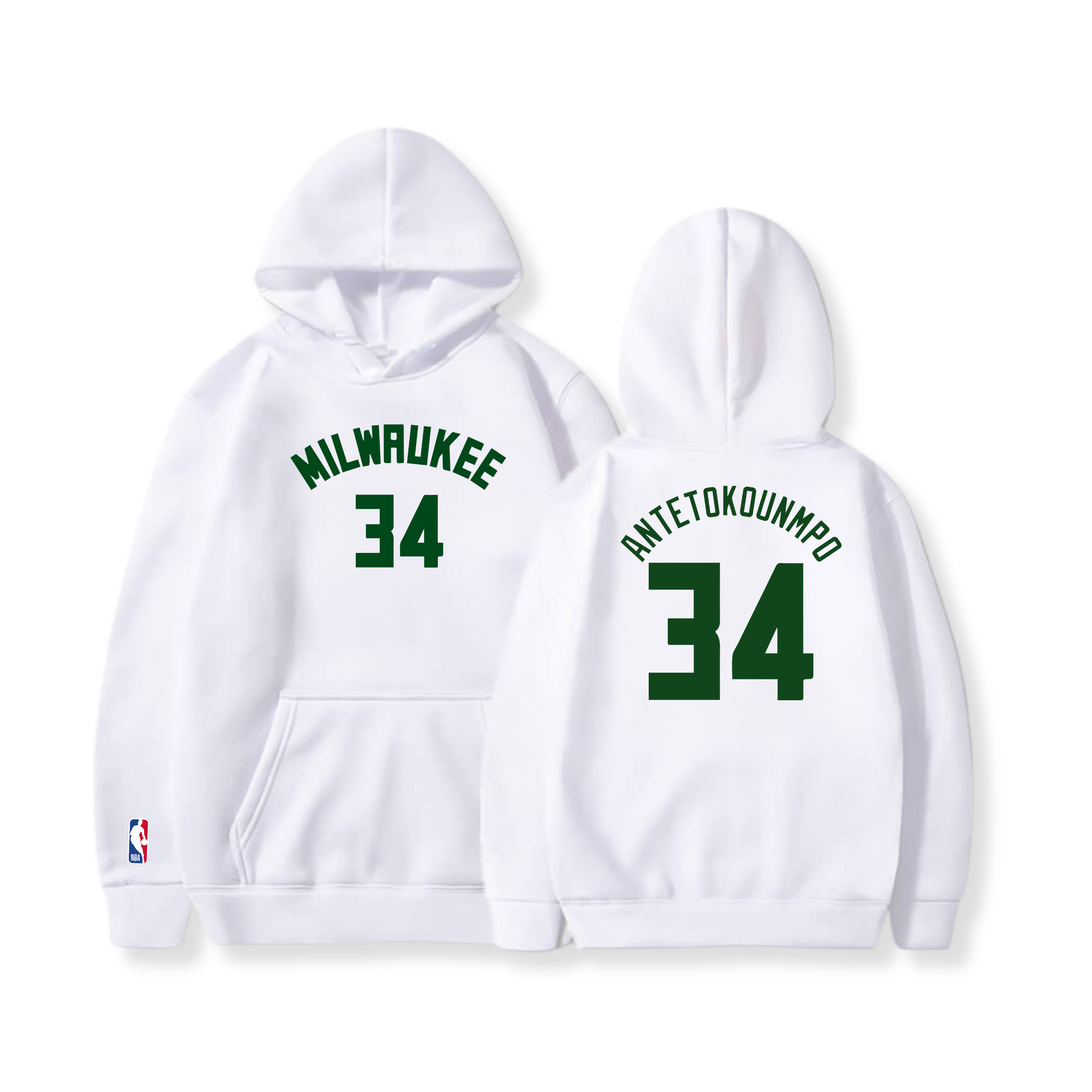 Hoodie Giannis Antetokounmpo 2 - Milwaukee Bucks