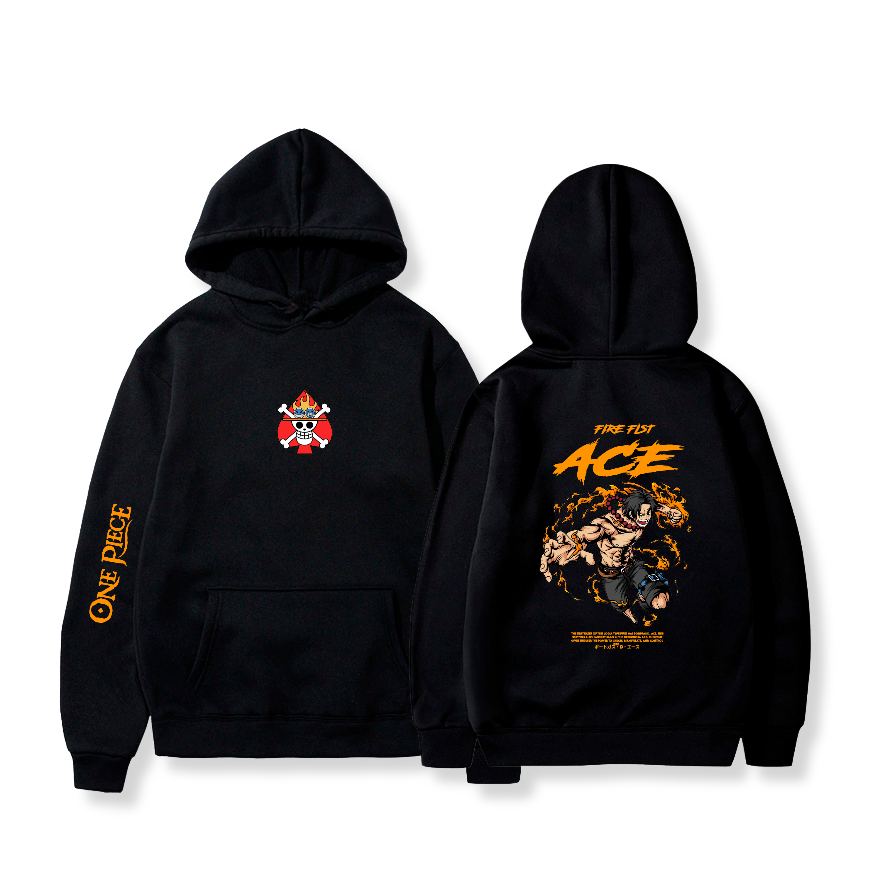 Hoodie  Portgas D. Ace 37 - One Piece