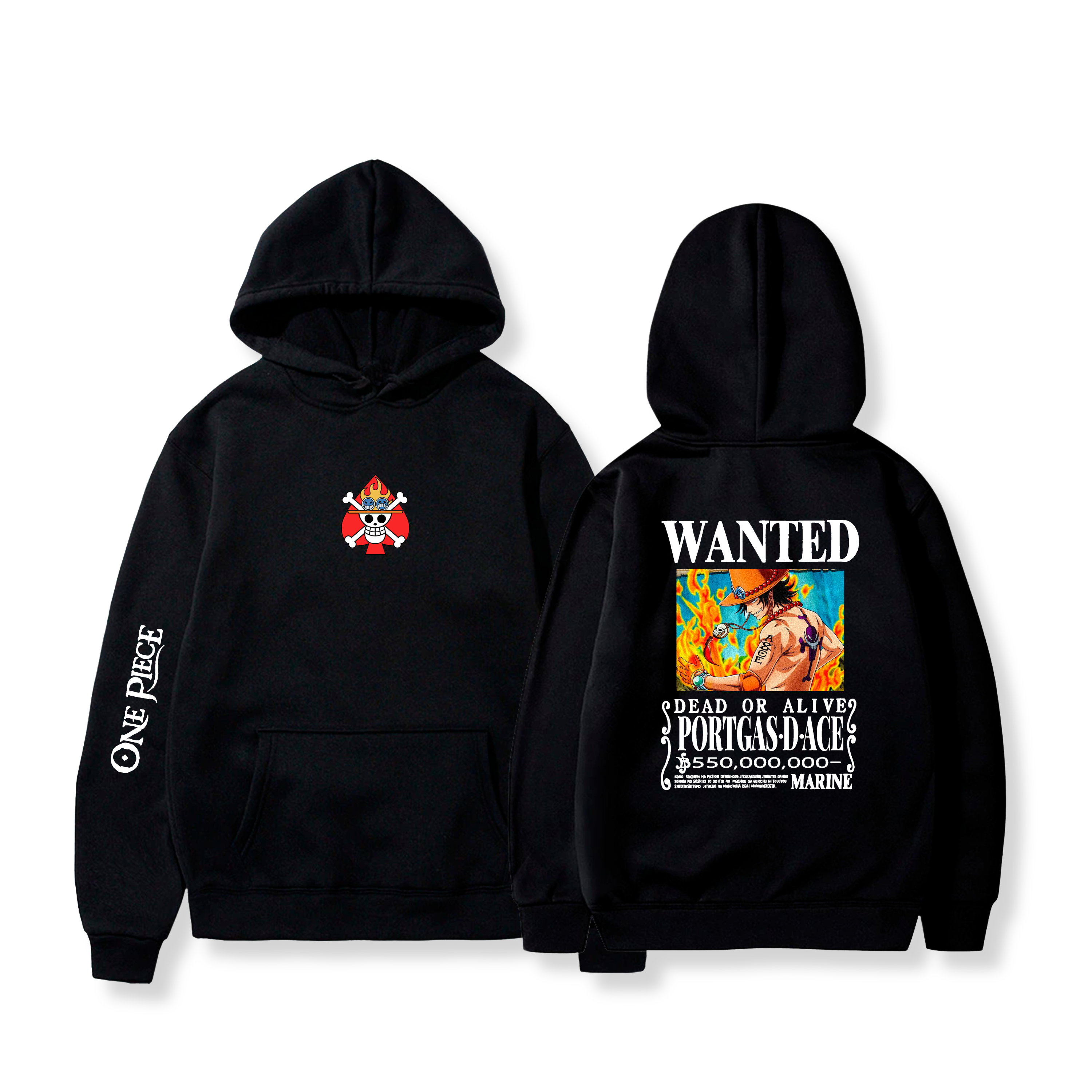 Hoodie  Portgas D. Ace 38 - One Piece