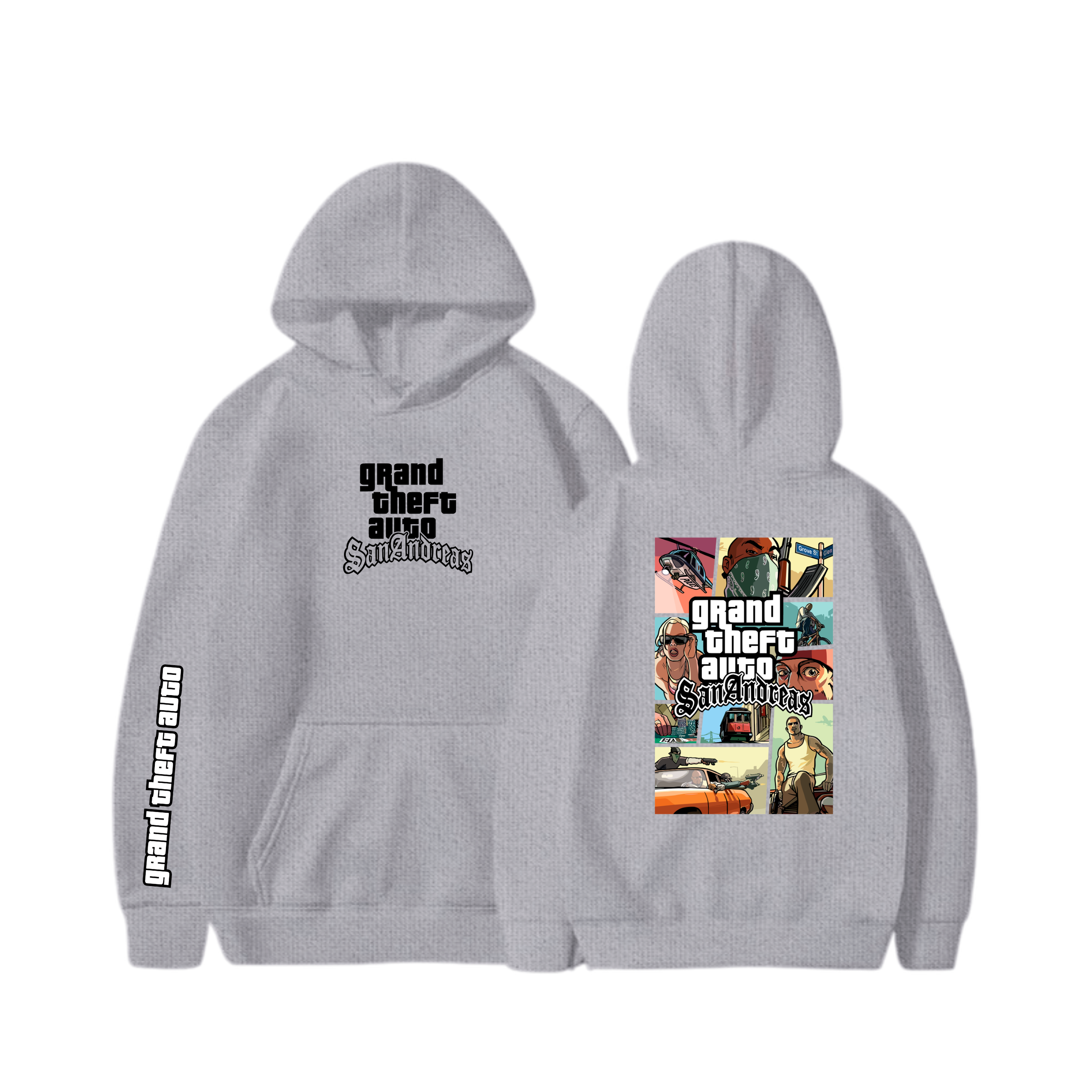Hoodie GTA San Andreas: The Official Cover Tee 3 - Grand Theft Auto