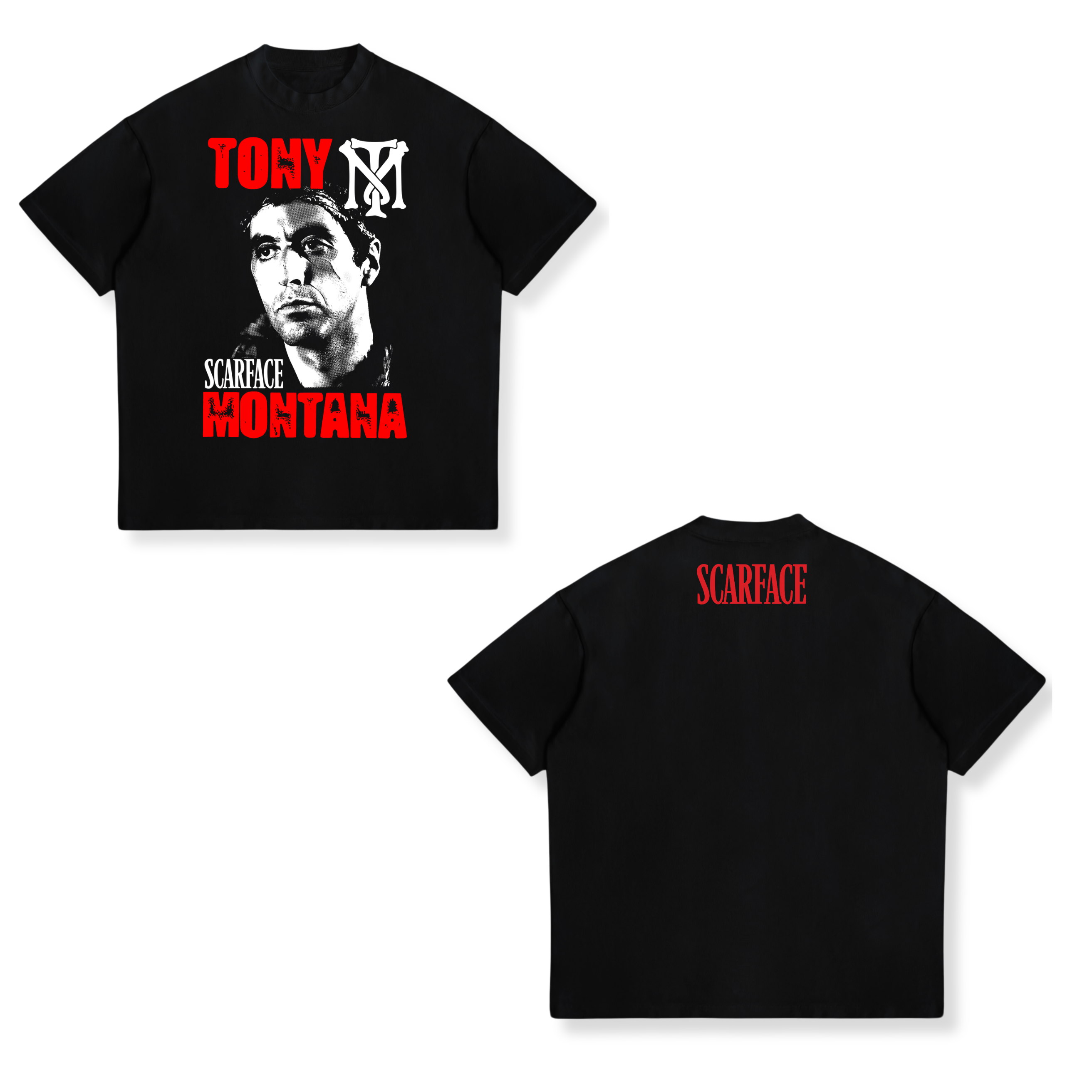 Camisa Tony Montana face 11 - Scarface