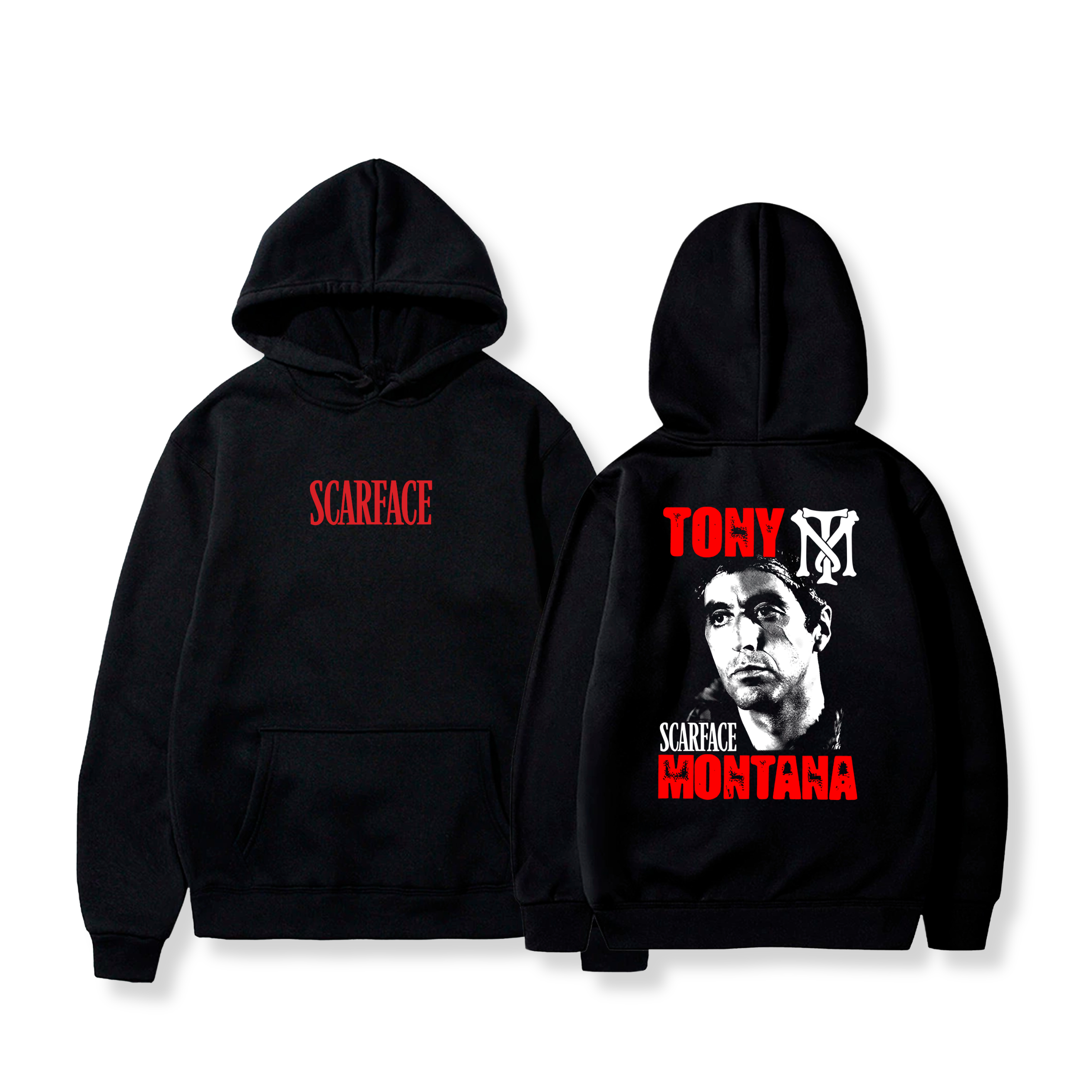 Hoodie Tony Montana face 11 - Scarface