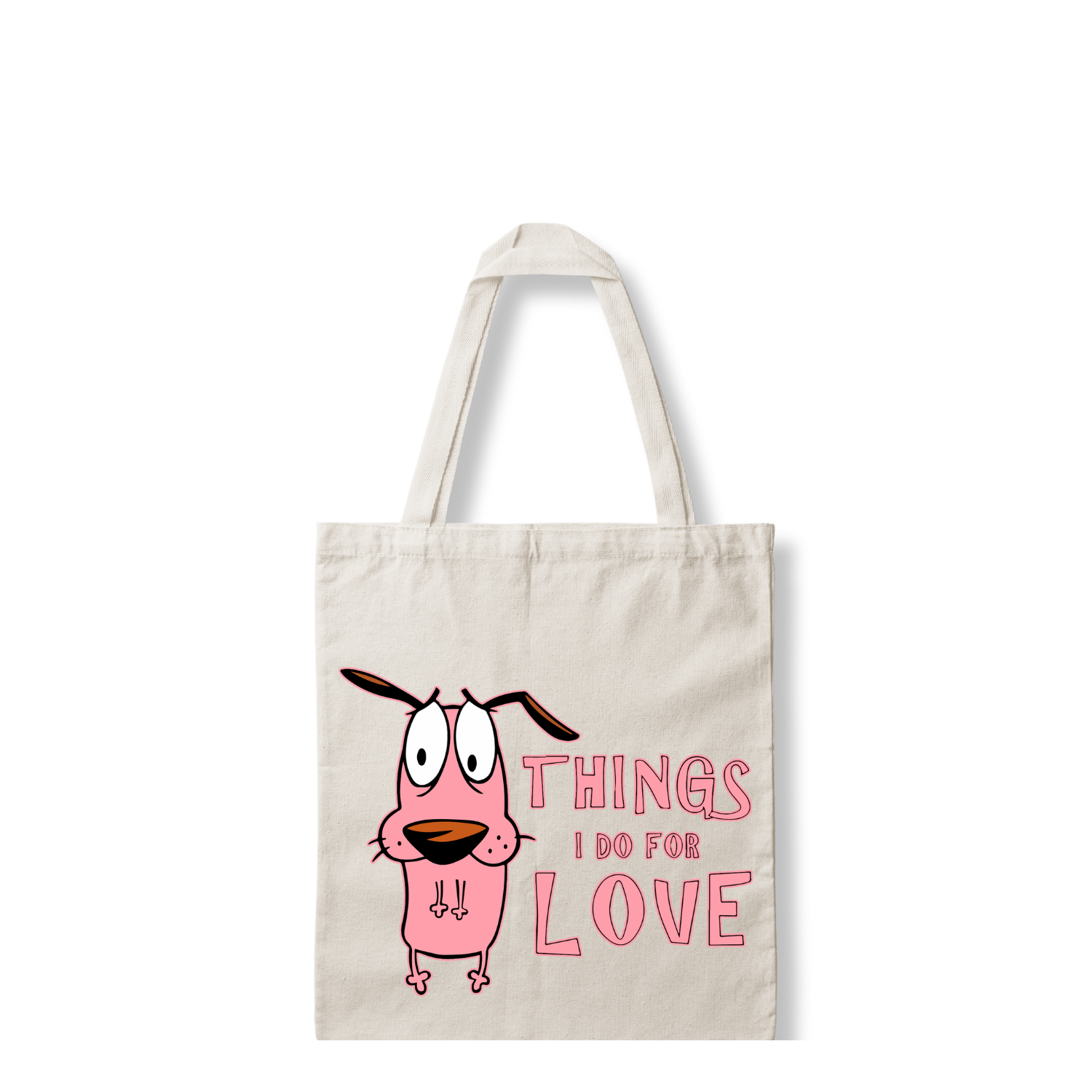 Tote bag 1 - Coraje, El Perro Cobarde